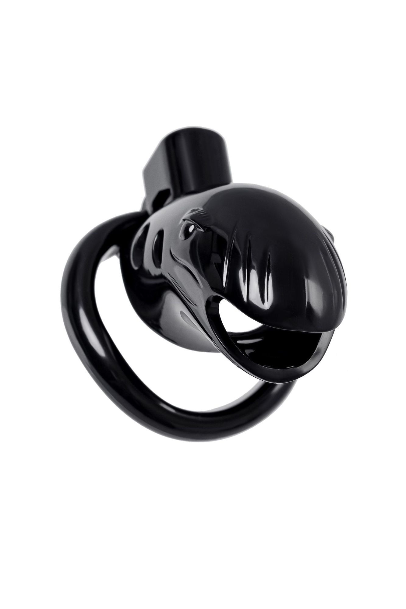 пояс верности мужской black&red by toyfa, abs пластик, черный, 10 см в Москве