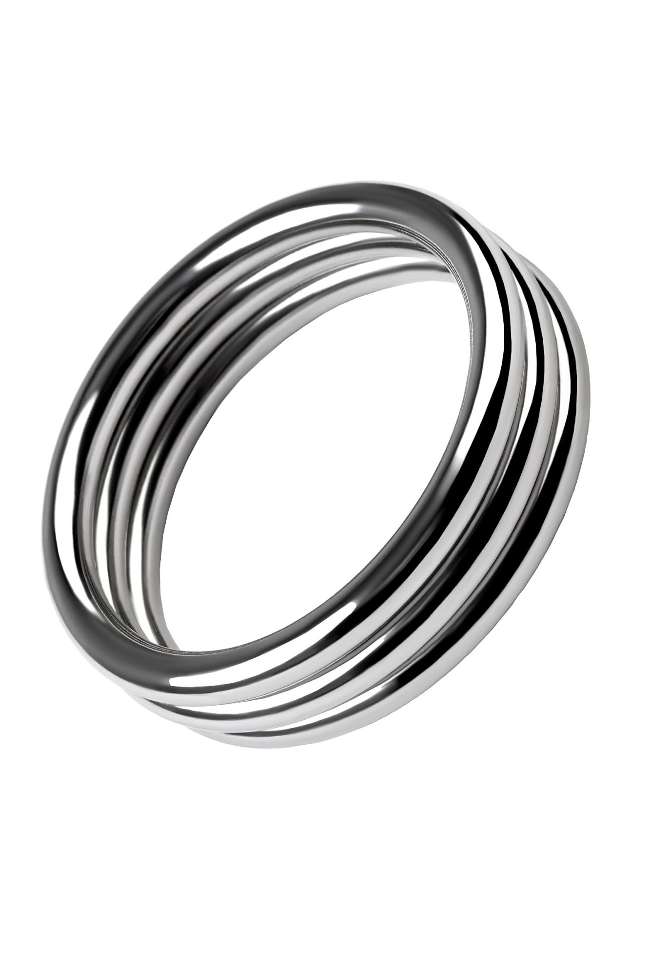 кольцо на пенис toyfa metal, серебряное, ø 4,8 см в Москве