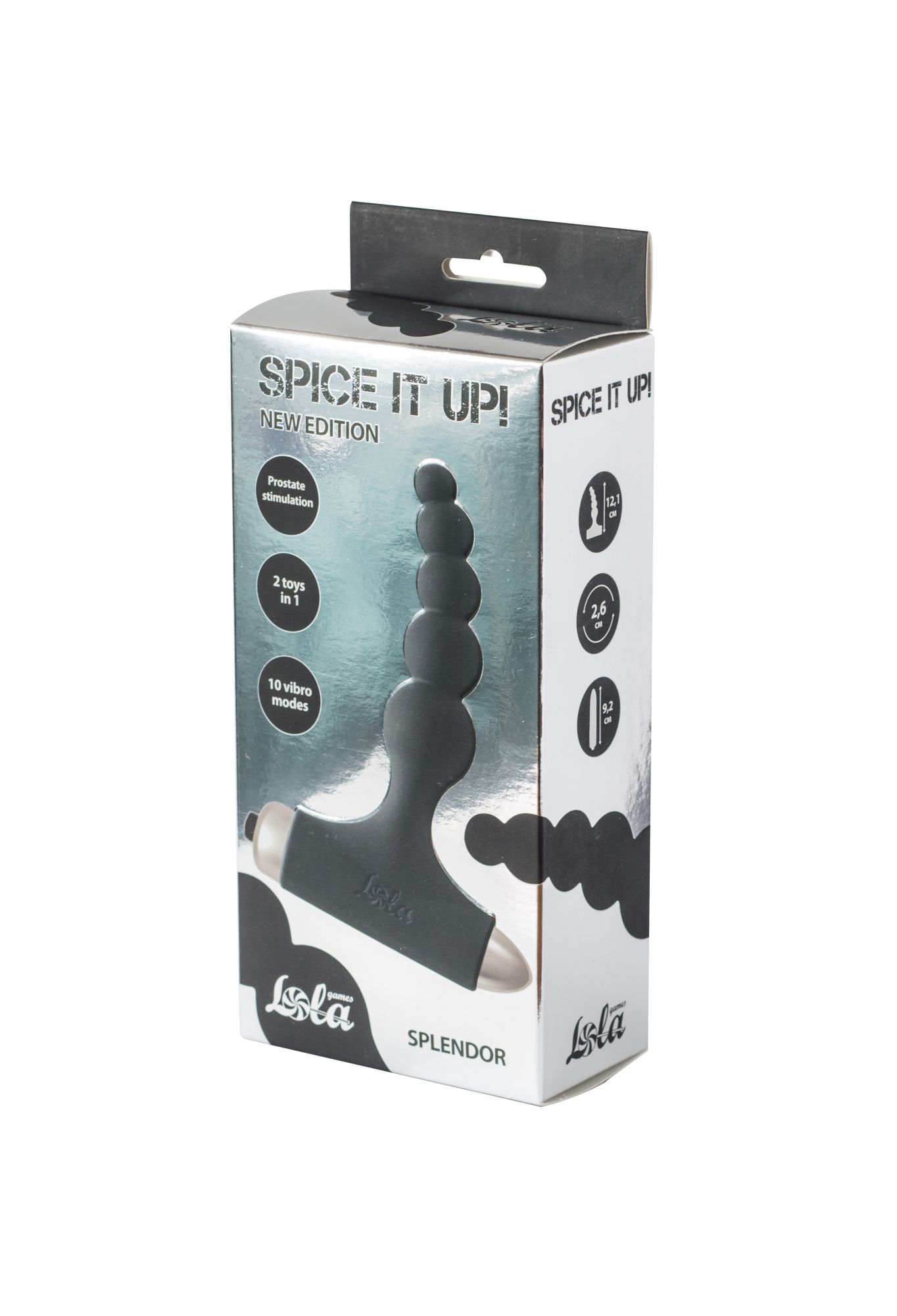 анальная пробка с вибрацией spice it up new edition splendor black 8017-01lola в Москве