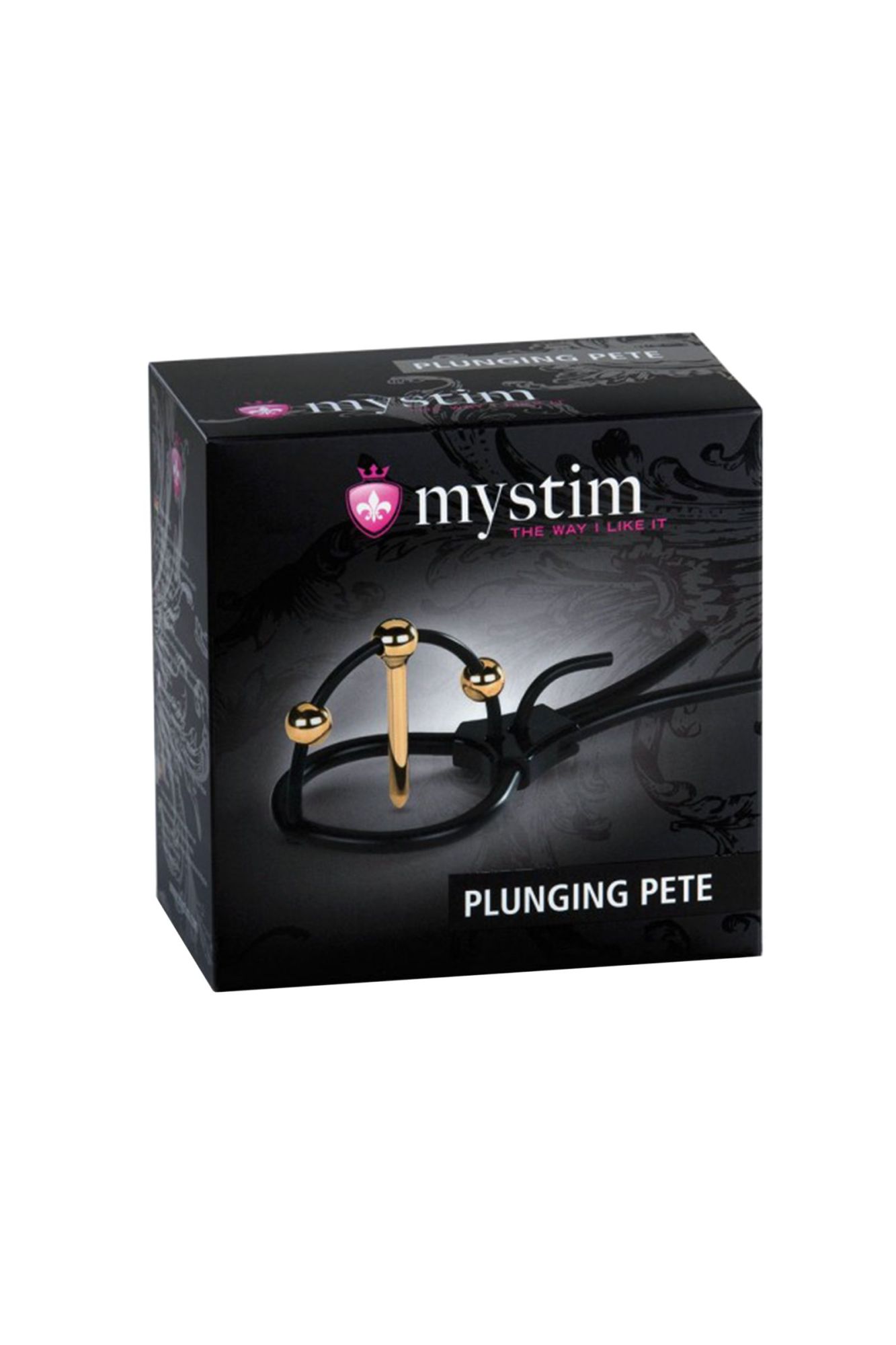 электросбруя mystim plunging pete, силикон, черный, 14 см в Москве