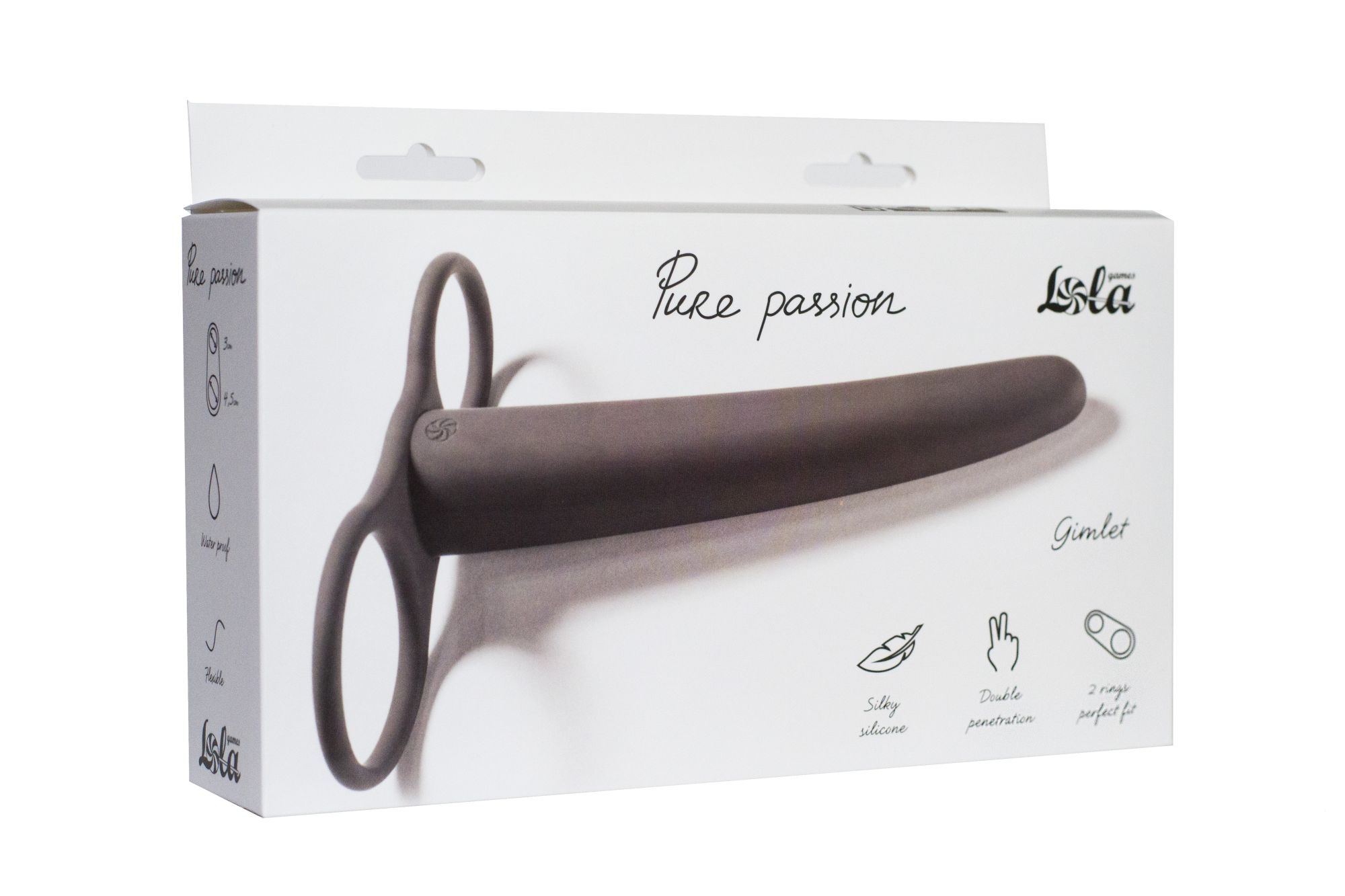 насадка для двойного проникновения pure passion gimlet black 1200-01lola в Москве