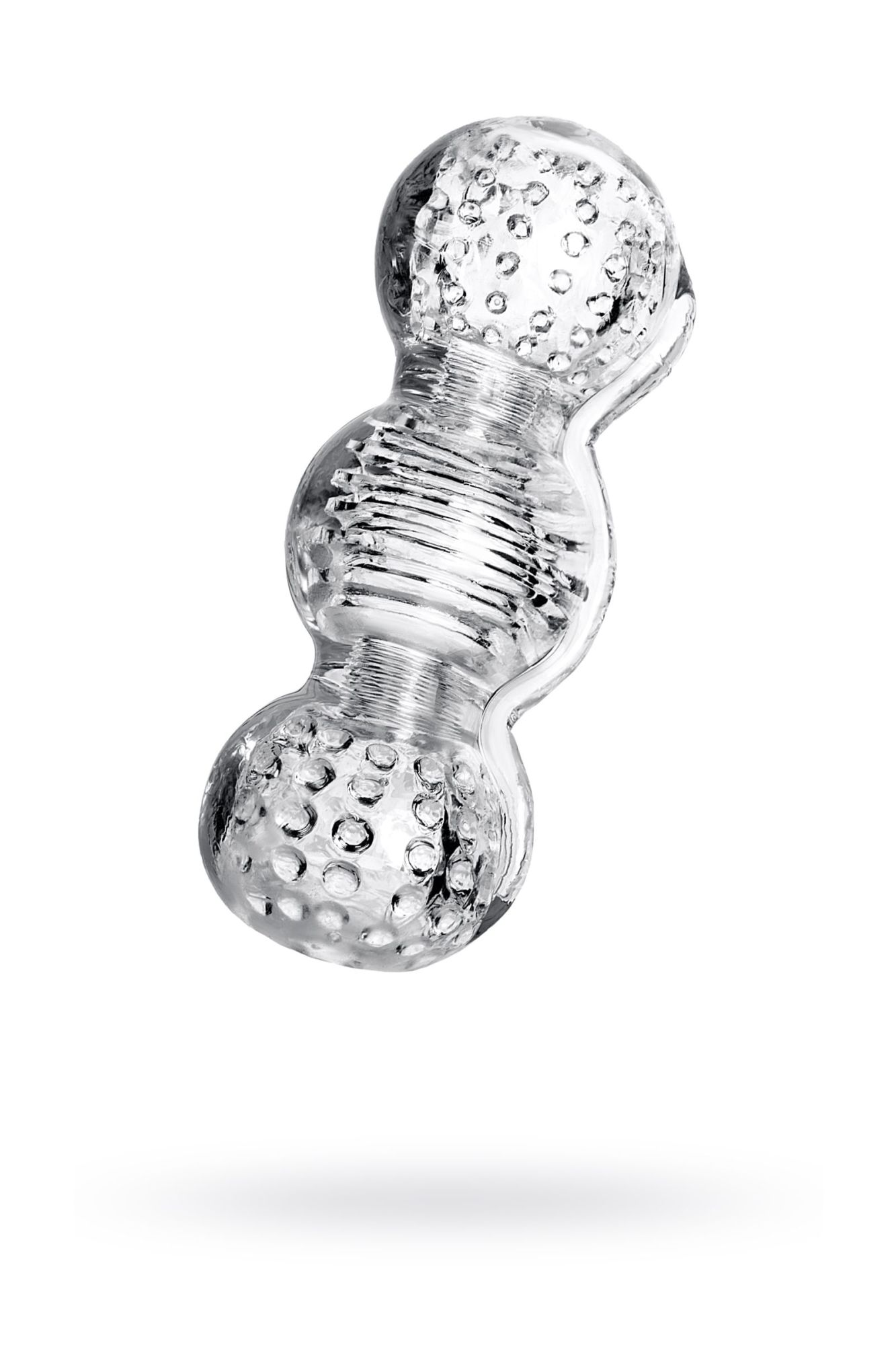 мастурбатор нереалистичный lingam by toyfa rashmi, tpe, прозрачный, 15,5 см в Москве