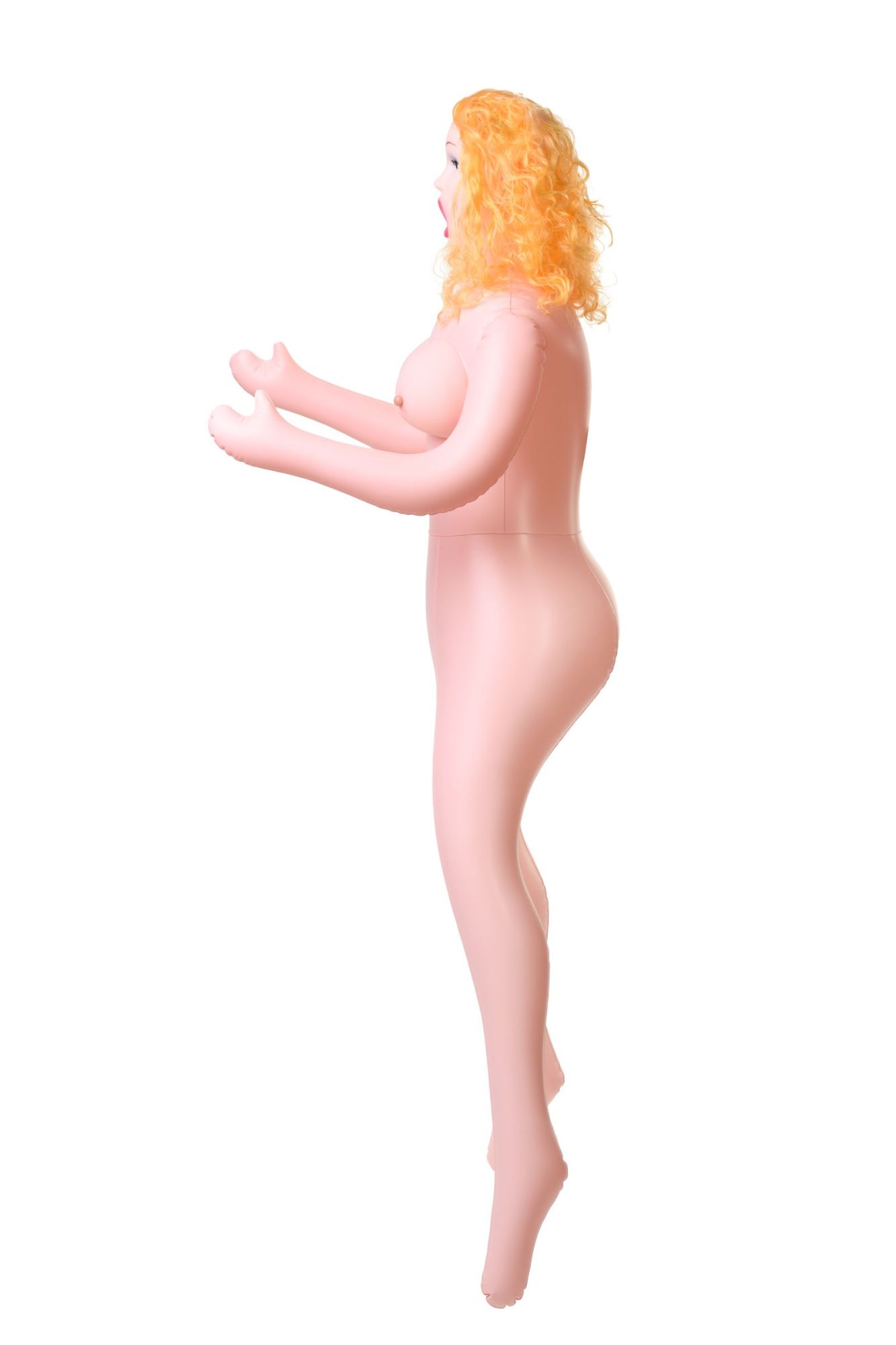 кукла надувная dolls-x by toyfa celine с реалистичной головой, блондинка, с тремя отверстиями в Москве