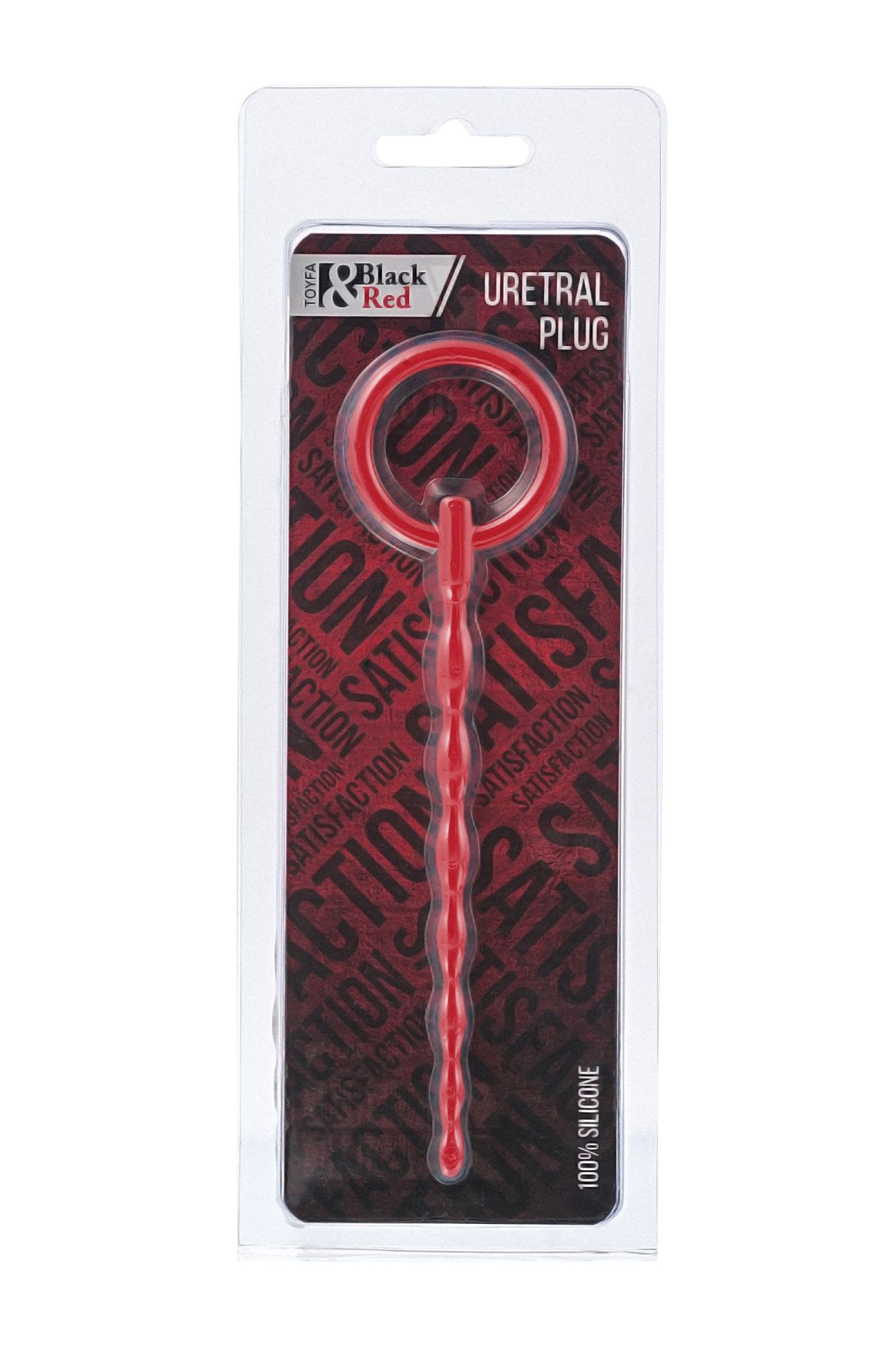 уретральный плаг black&red by toyfa, силикон, красный, 16 см в Москве