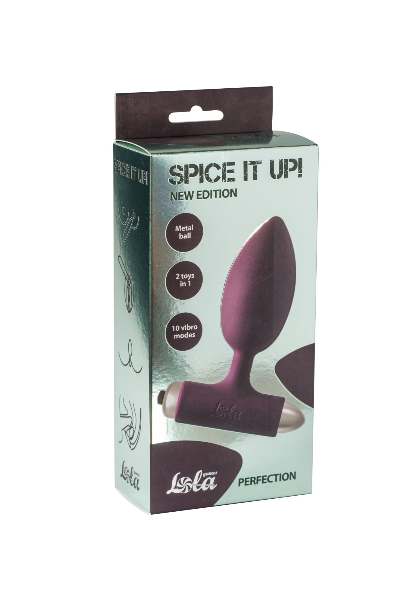 анальная пробка с вибрацией spice it up new edition perfection wine red 8014-03lola в Москве