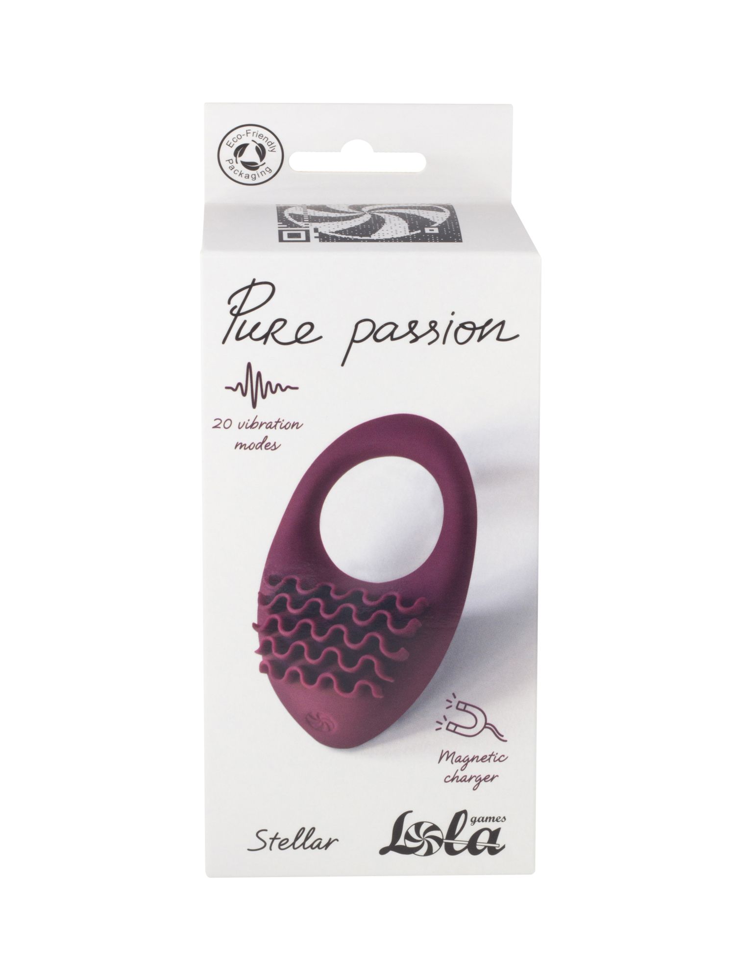 перезаряжаемое эрекционное виброкольцо pure passion stellar wine red 1501-02lola в Москве