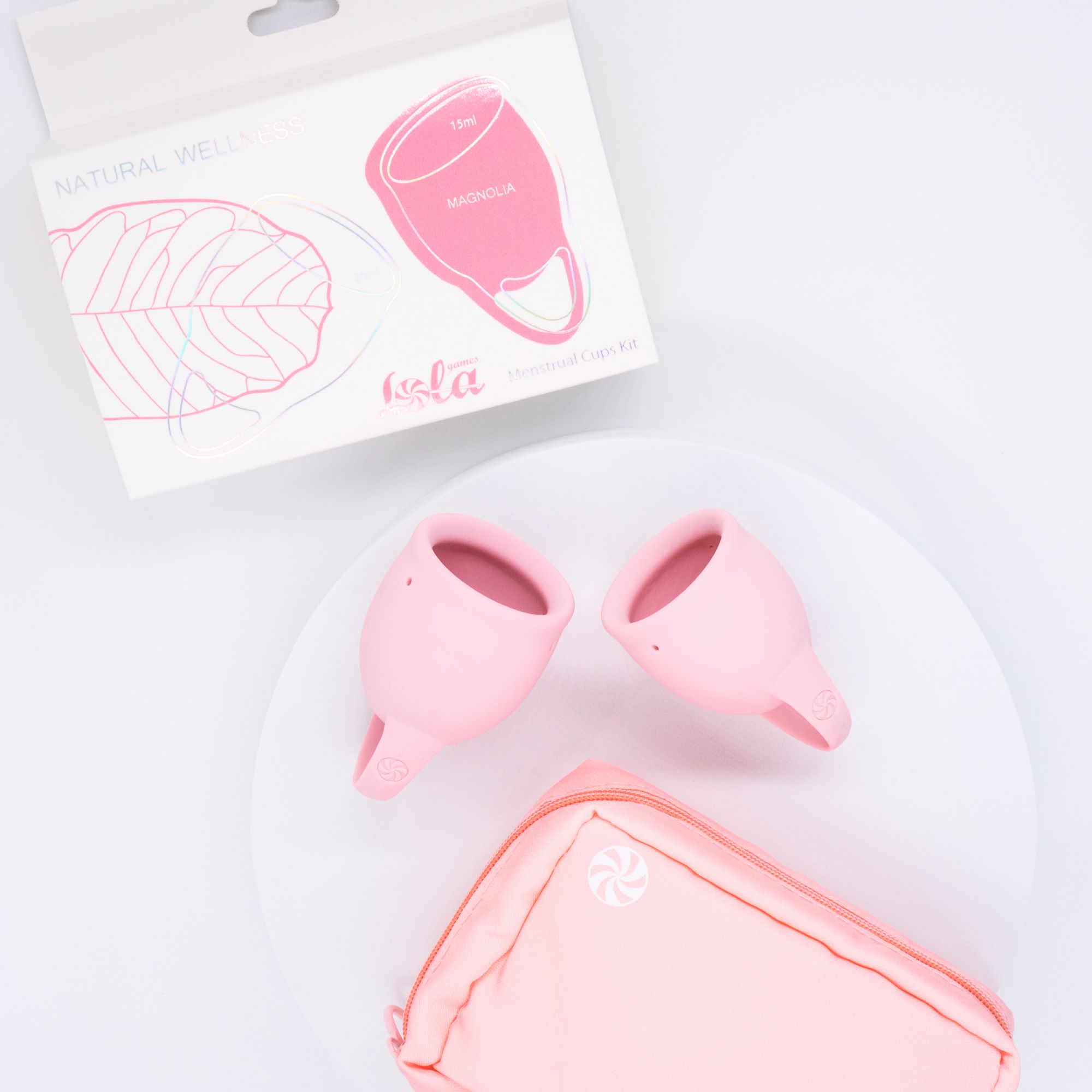 набор менструальных чаш natural wellness magnolia light pink 4000-05lola в Москве
