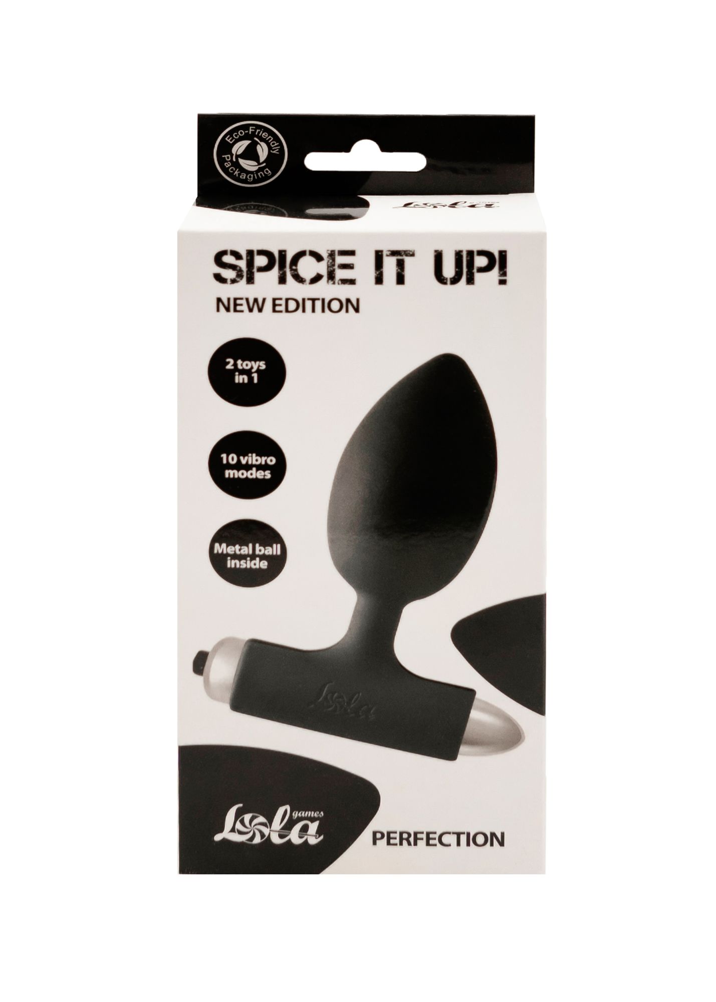 анальная пробка с вибрацией spice it up new edition perfection black 8014-01lola в Москве