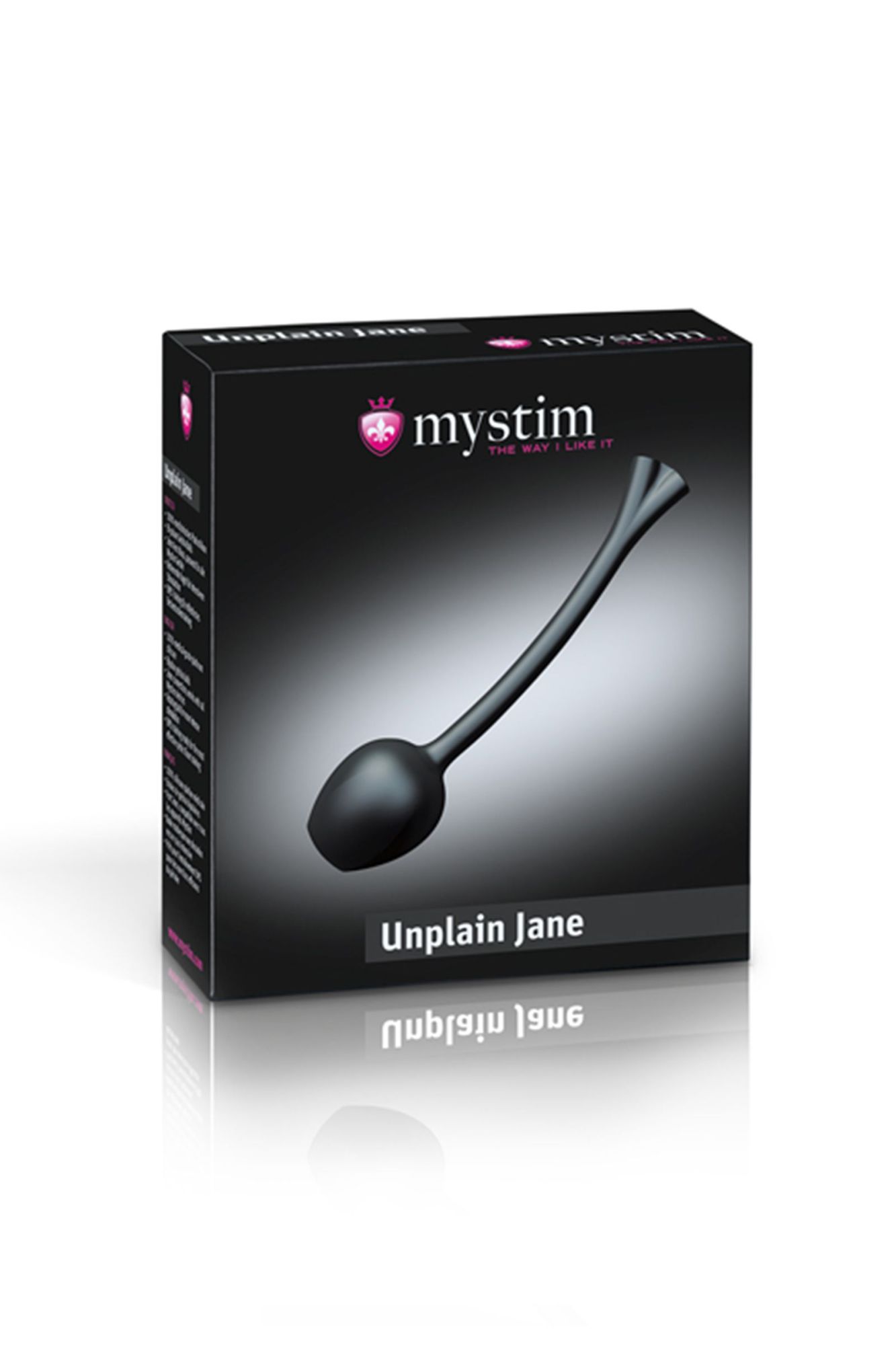 вагинальные шарики mystim mono unplain jane geisha balls, электростимуляция, силикон, черные, ø 3,3 в Москве