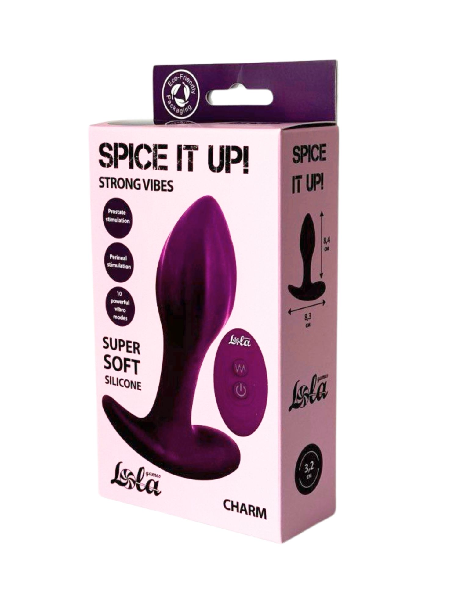 перезаряжаемая анальная пробка spice it up charm 8021-02lola в Москве