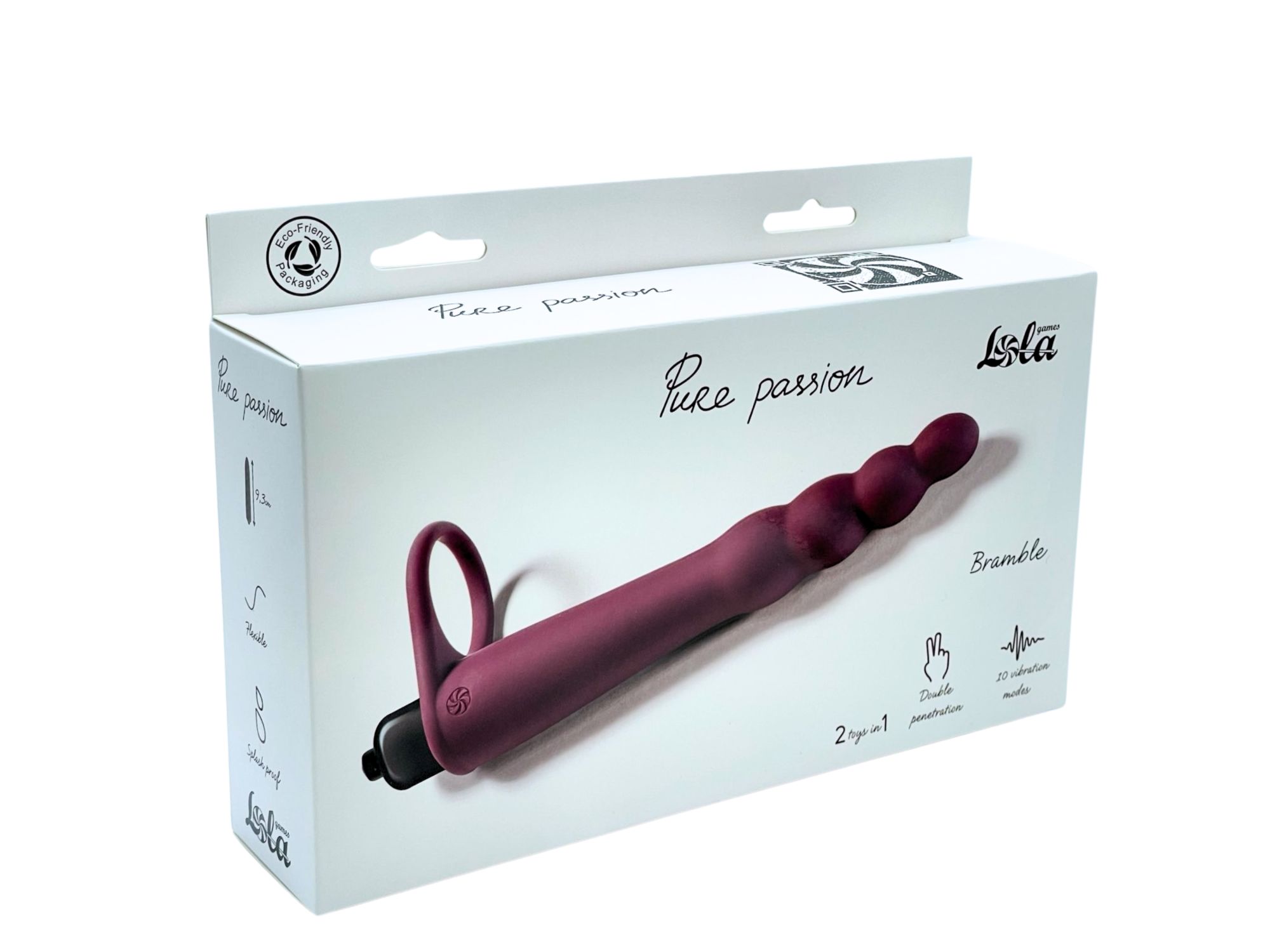 вибронасадка для двойного проникновения pure passion bramble wine red 1201-02lola в Москве