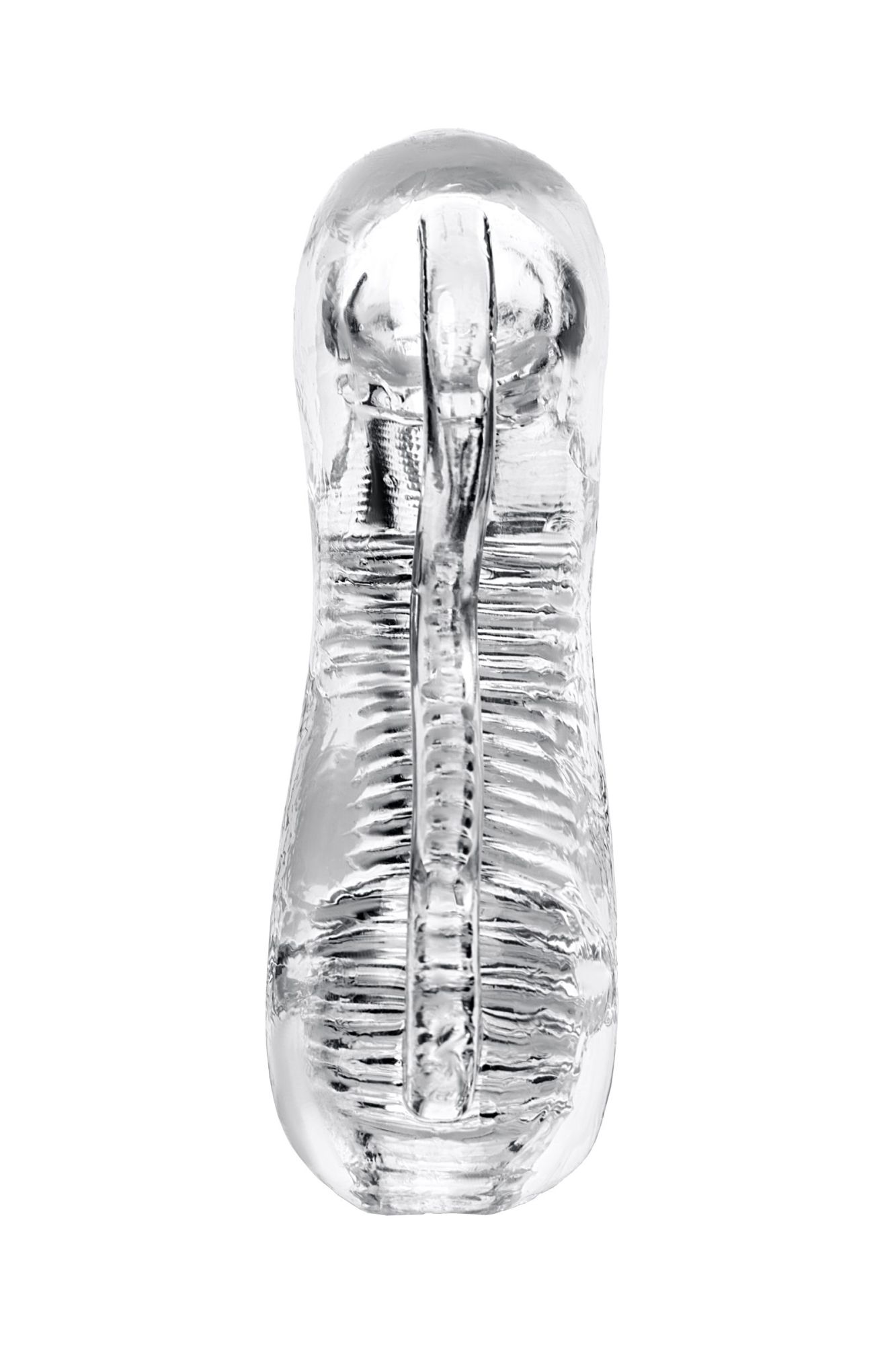 мастурбатор нереалистичный lingam by toyfa indira, tpe, прозрачный, 14 см в Москве