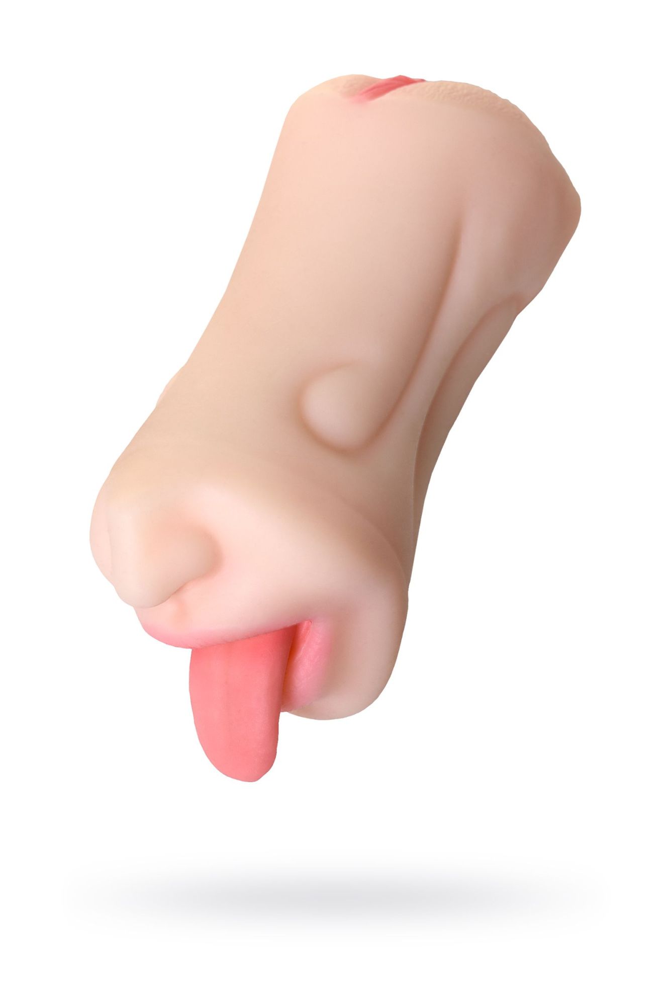 мастурбатор реалистичный toyfa juicy pussy fruity tongue, рот и вагина, tpe, телесный,19 см в Москве