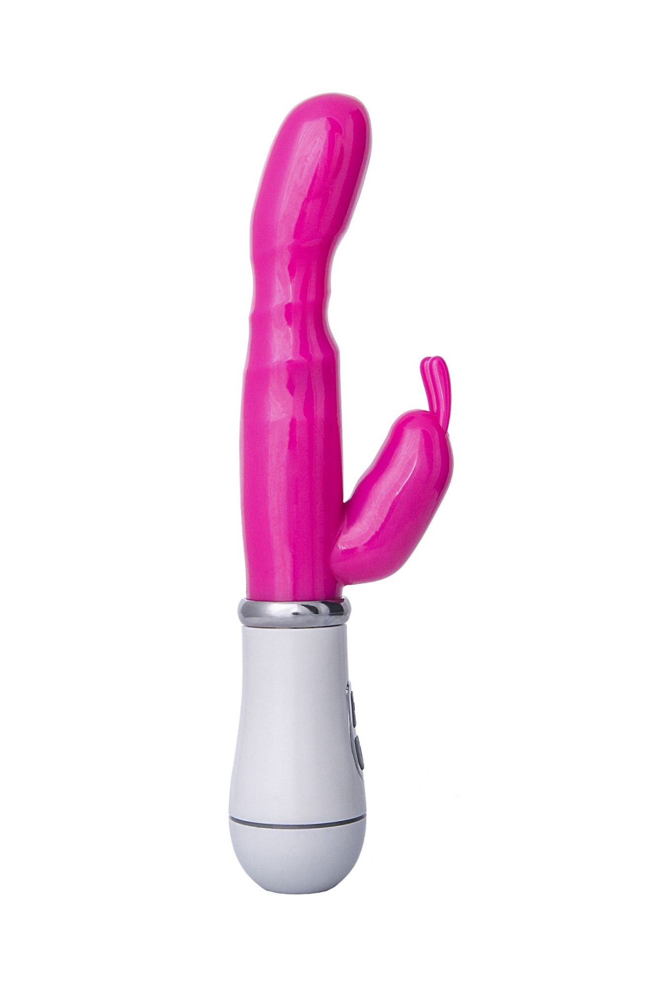 вибратор с клиторальным стимулятором a-toys by toyfa, tpe, розовый, 20 см в Москве