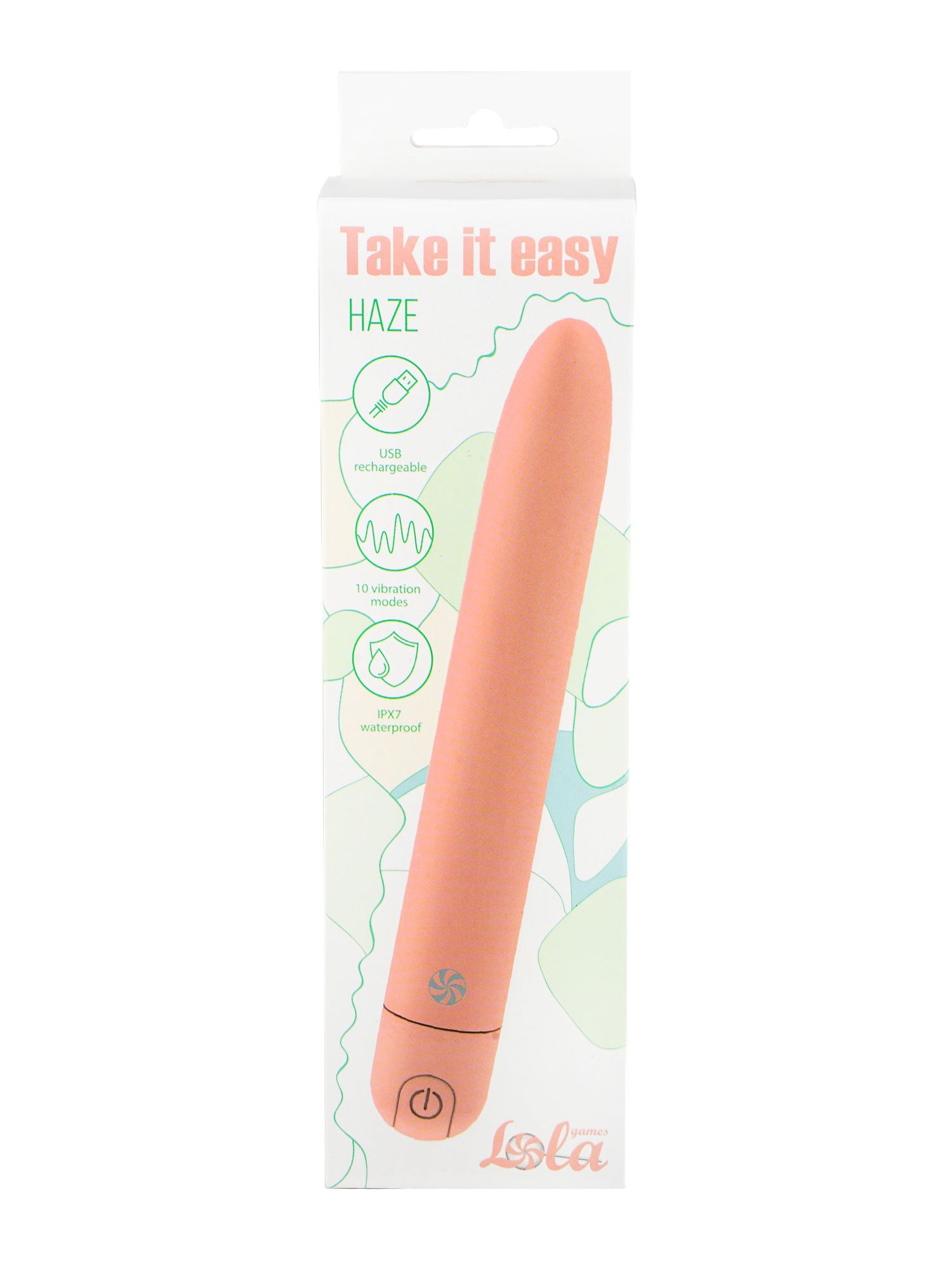 перезаряжаемый вибратор take it easy haze peach 9025-01lola в Москве