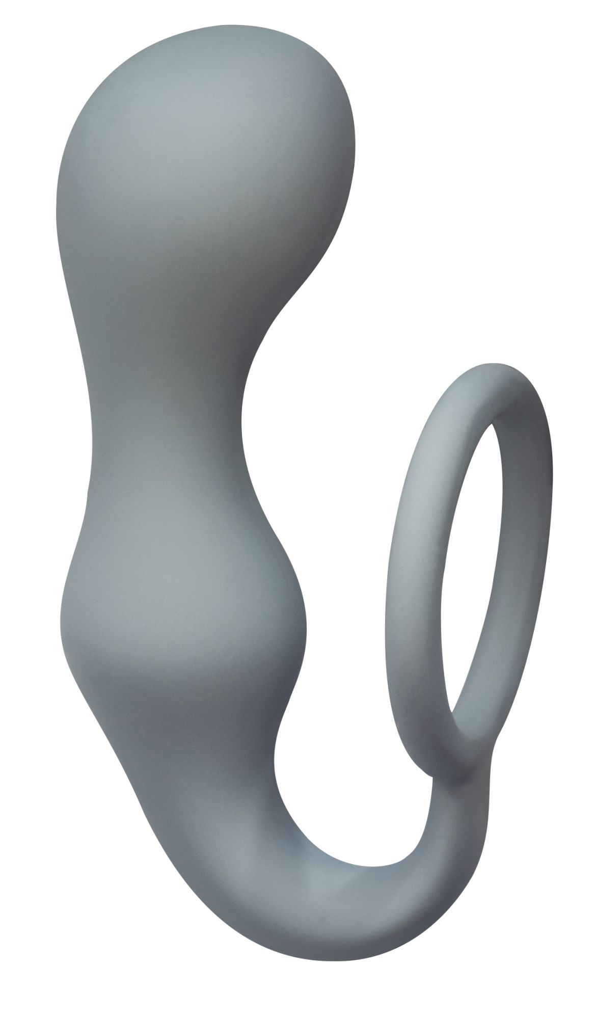 эрекционное кольцо с анальной пробкой double pleasure anal plug grey 4217-02lola в Москве