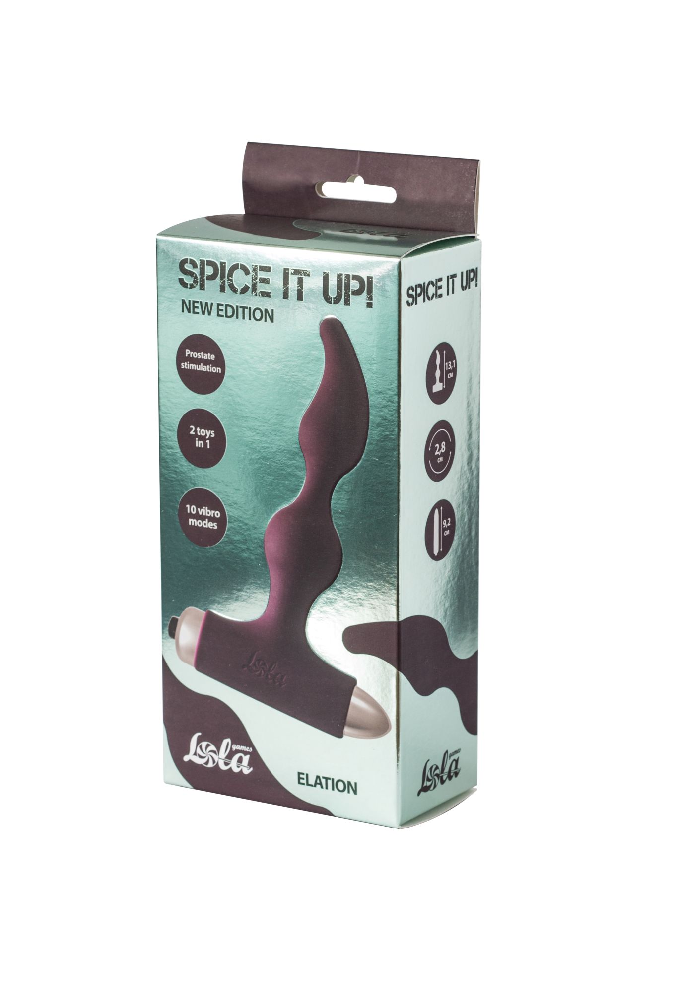 анальная пробка с вибрацией spice it up new edition elation wine red 8018-03lola в Москве