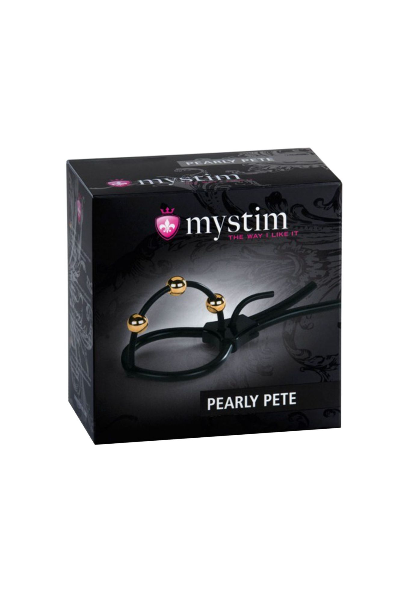 электросбруя mystim pearly pete, силикон, черный, 14 см в Москве