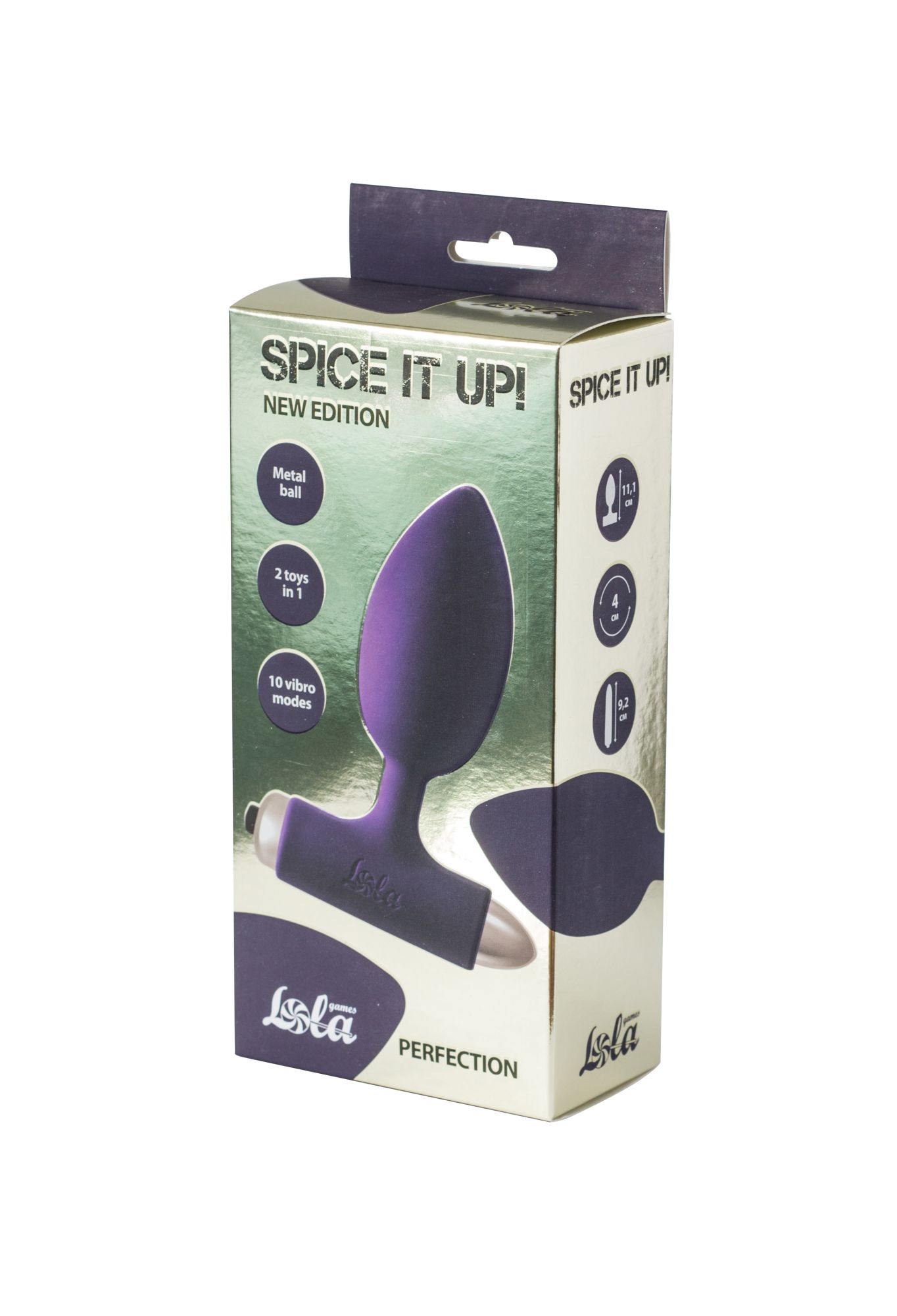 анальная пробка с вибрацией spice it up new edition perfection ultraviolet 8014-04lola в Москве