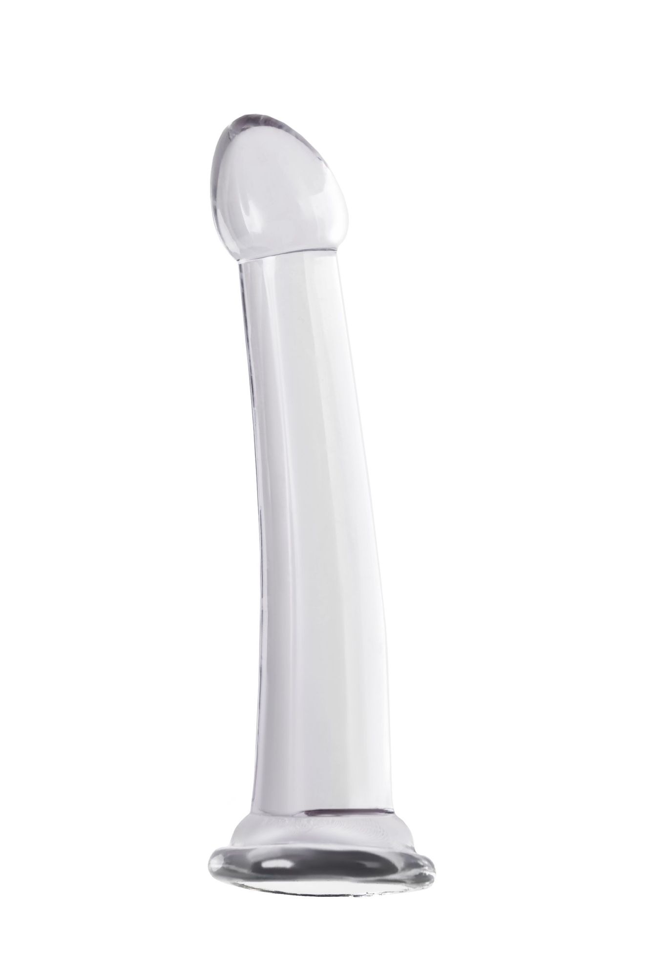 нереалистичный фаллоимитатор jelly dildo xl toyfa basic, tpe, прозрачный, 22 см в Москве