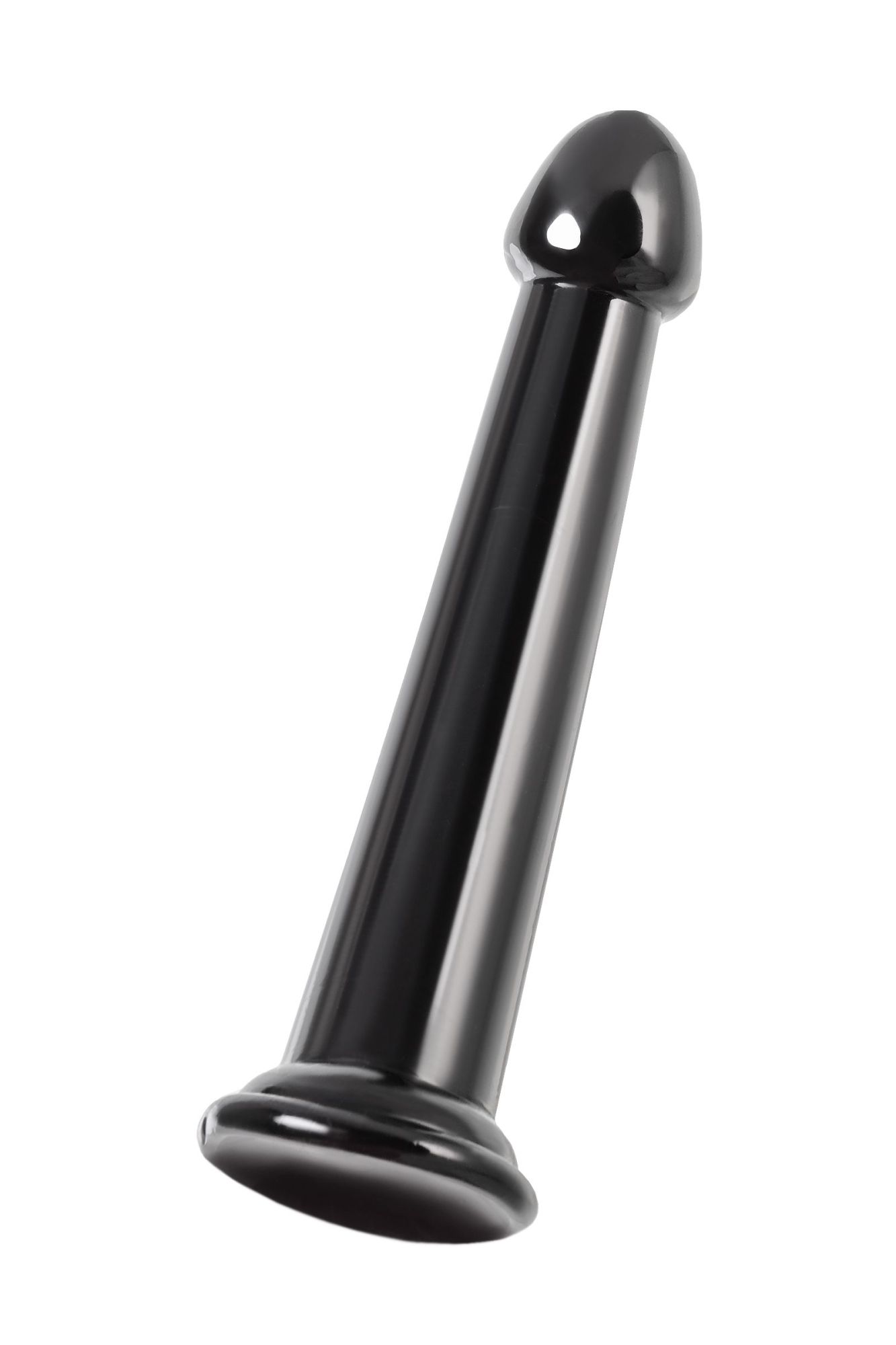 нереалистичный фаллоимитатор jelly dildo l toyfa basic, tpe, чёрный, 20 см в Москве