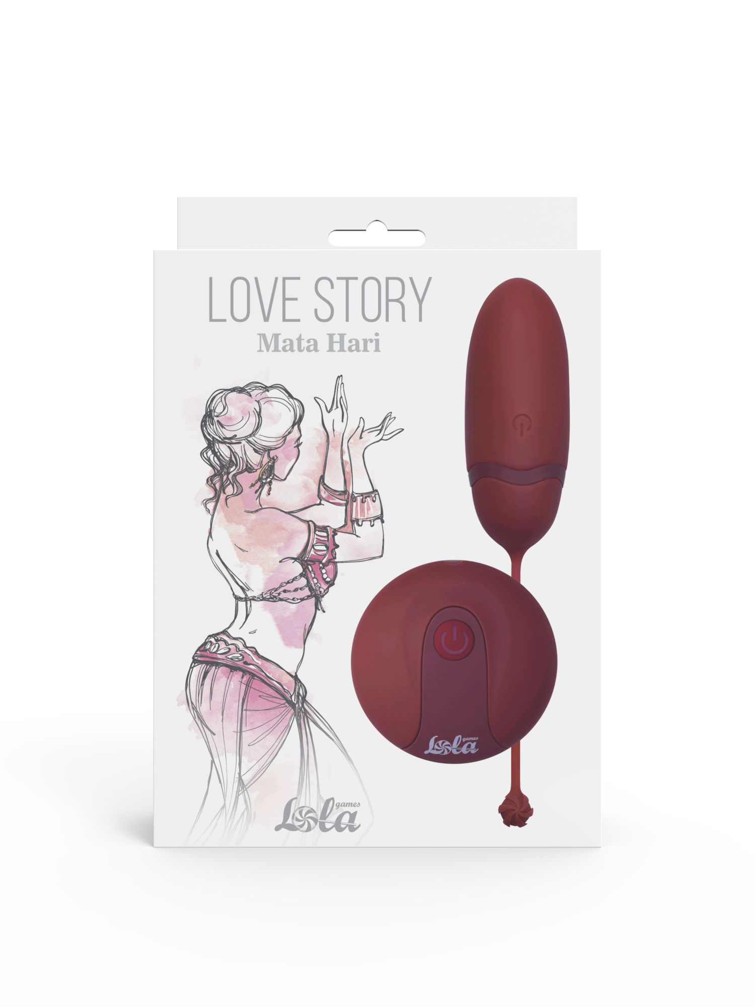 виброяйцо на пульте управления love story mata hari wine red 1800-03lola в Москве