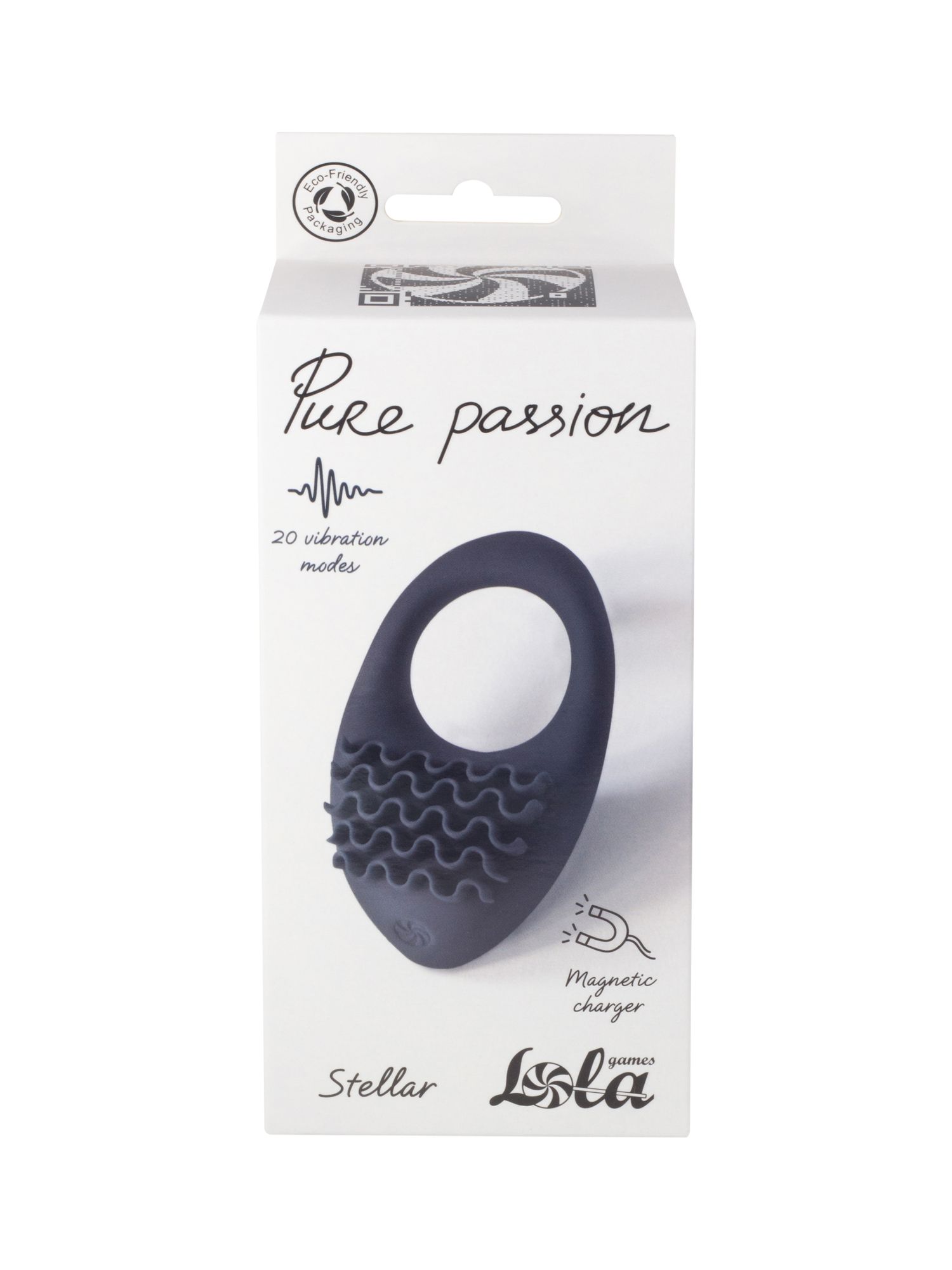 перезаряжаемое эрекционное виброкольцо pure passion stellar black 1501-01lola в Москве