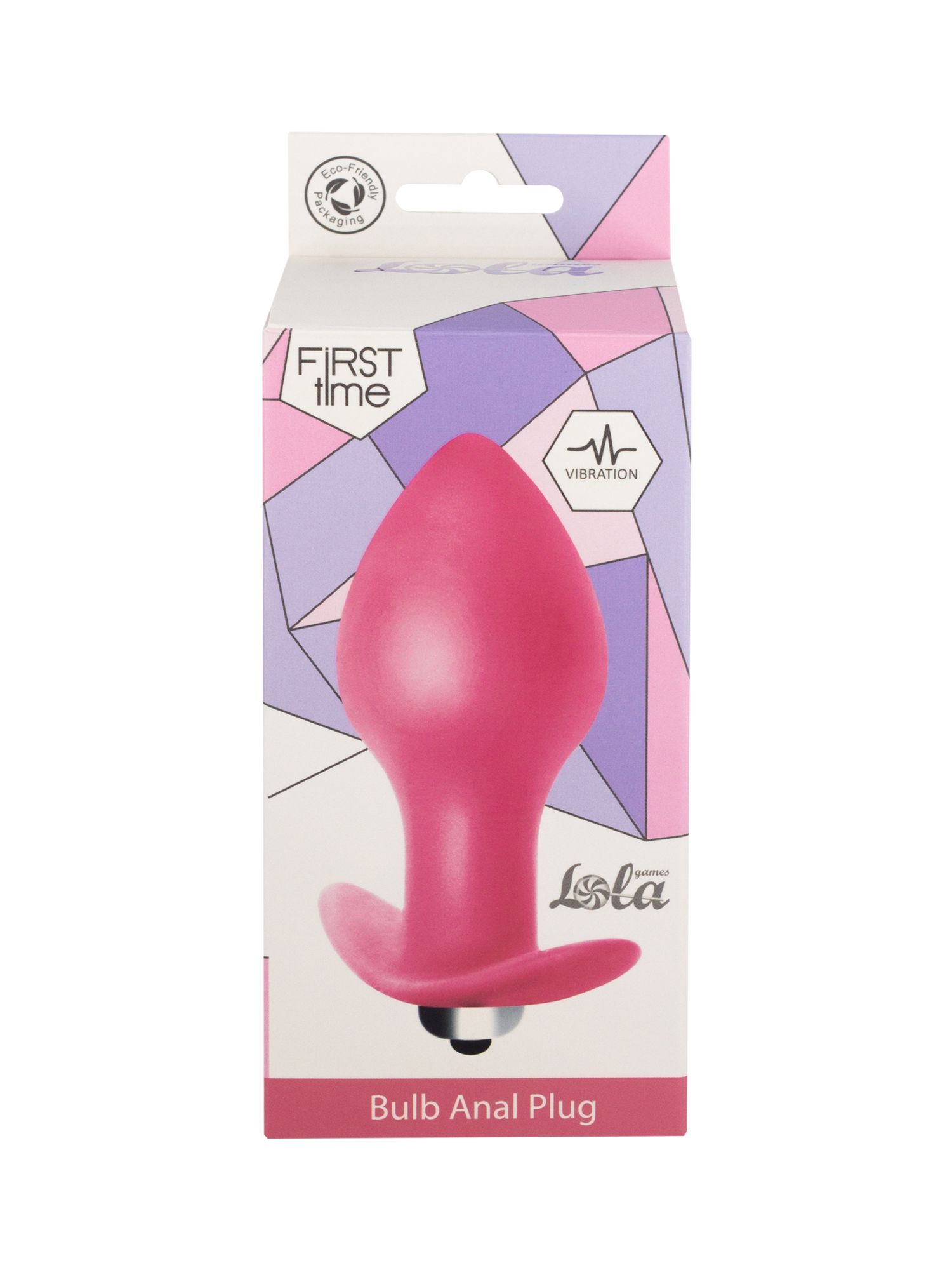 анальная пробка с вибрацией bulb anal plug pink (батарейки ааа) 5006-01lola в Москве