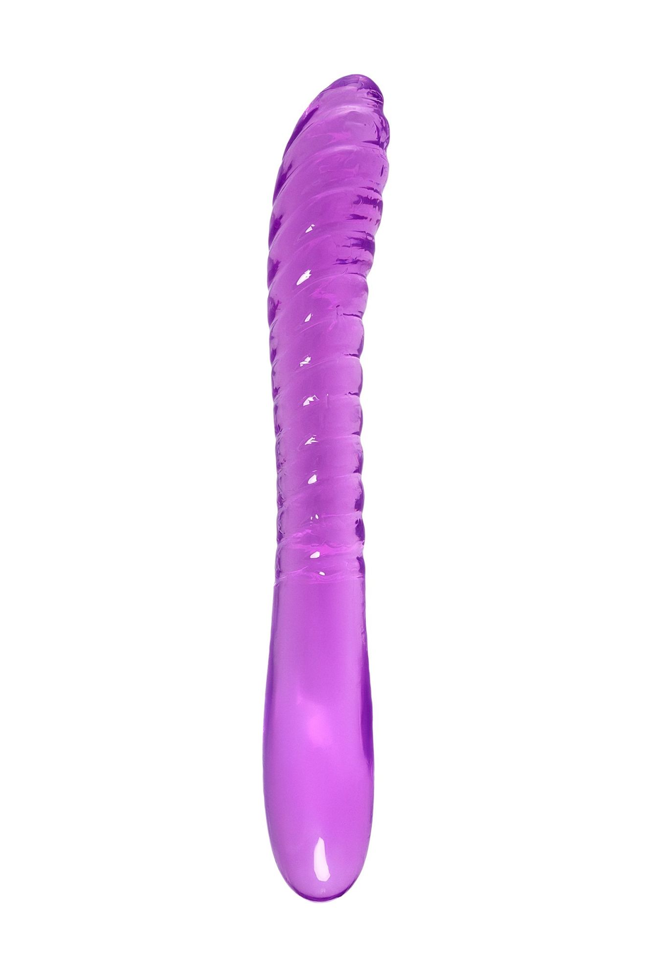 двусторонний фаллоимитатор a-toys by toyfa frica, tpe, фиолетовый, 23 см в Москве