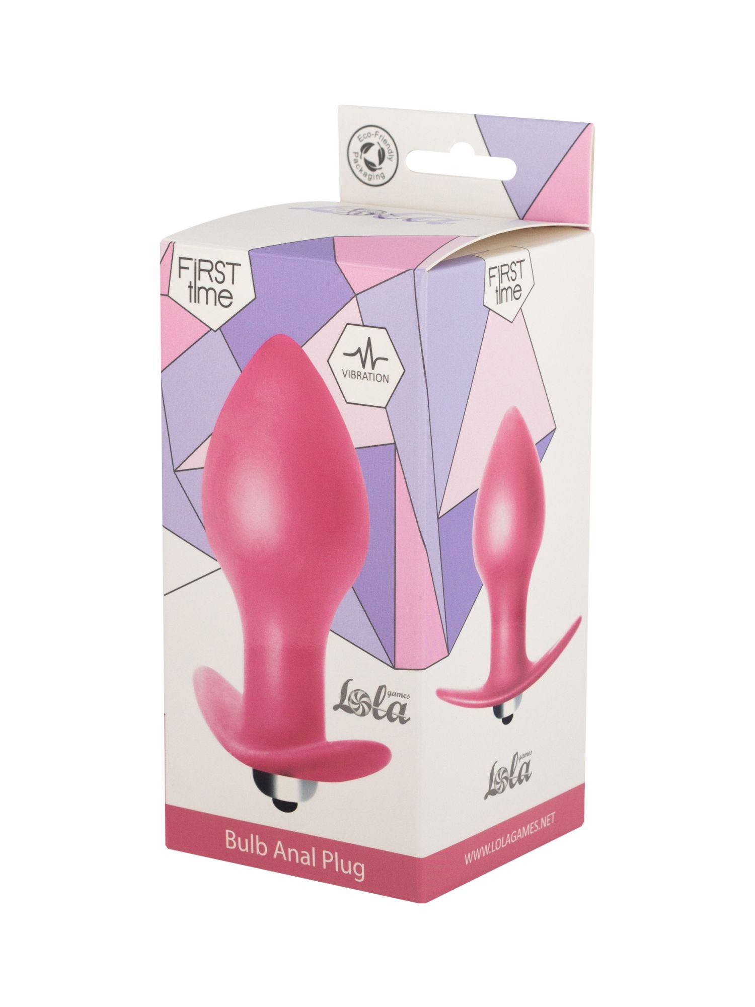 анальная пробка с вибрацией bulb anal plug pink (батарейки ааа) 5006-01lola в Москве