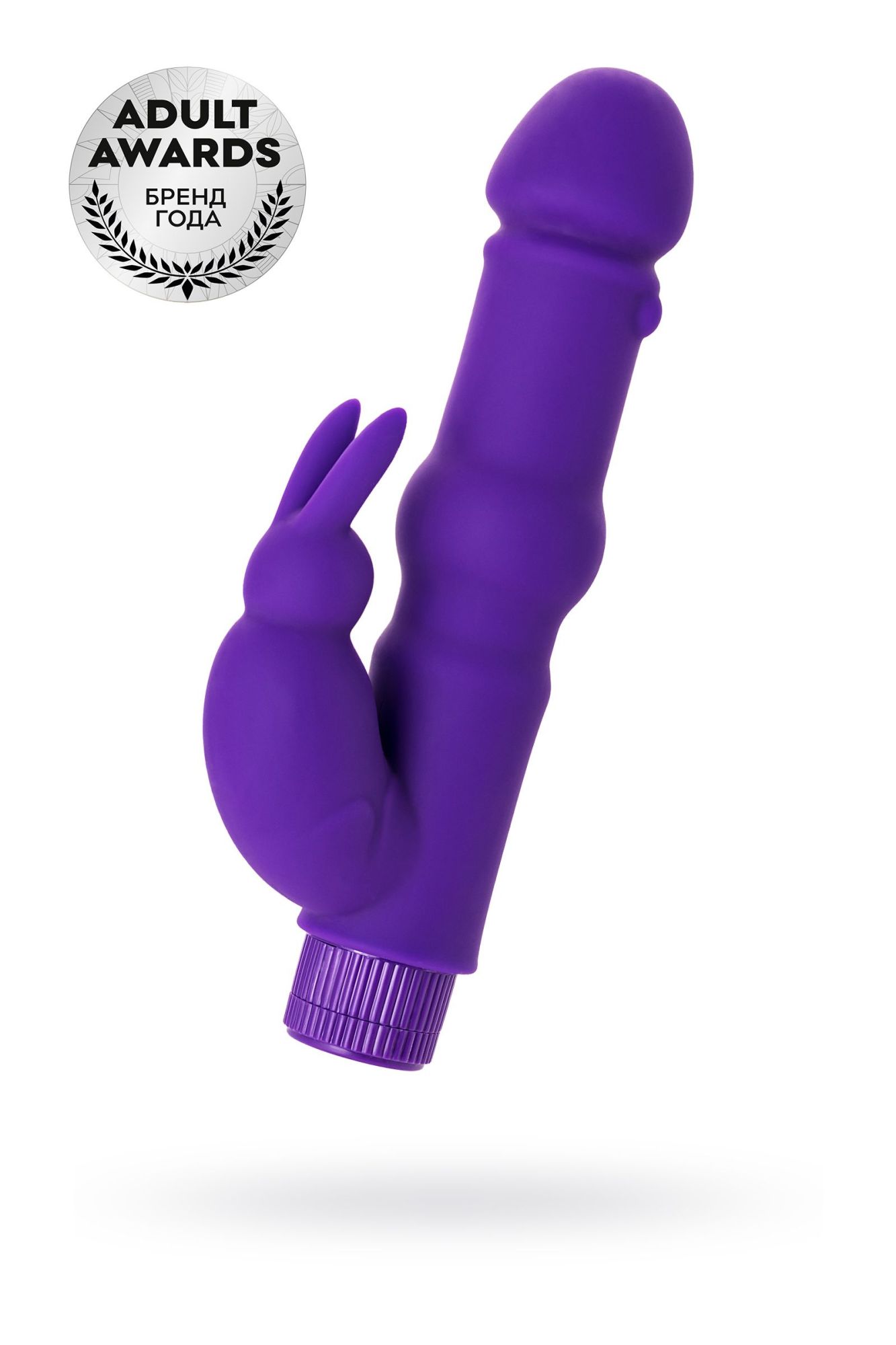 нереалистичный вибратор toyfa a-toys, силикон, фиолетовый, 18 см в Москве