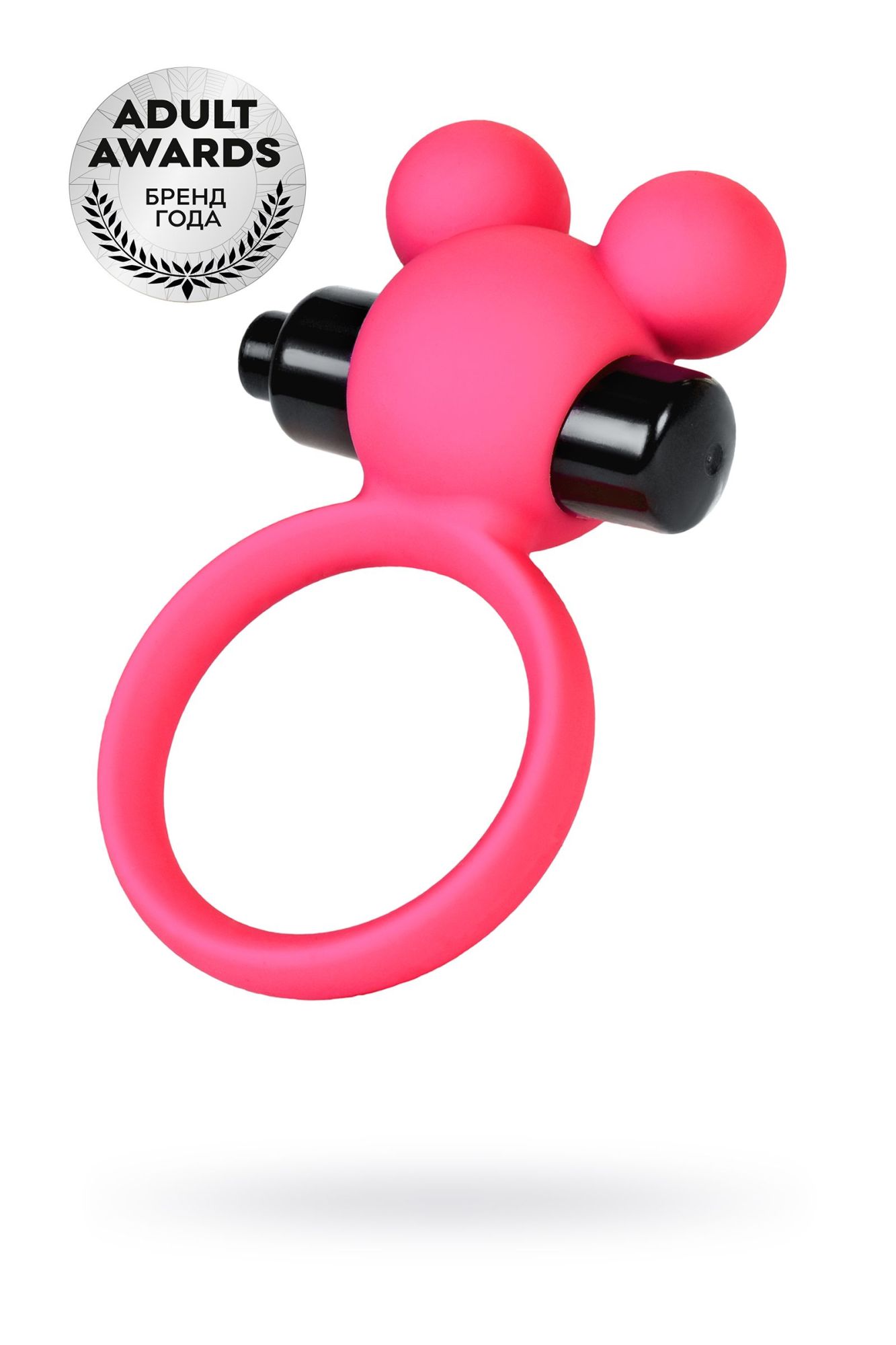виброкольцо на пенис a-toys by toyfa pikle, силикон, розовое, 6,9 см, ø 3,1 см в Москве