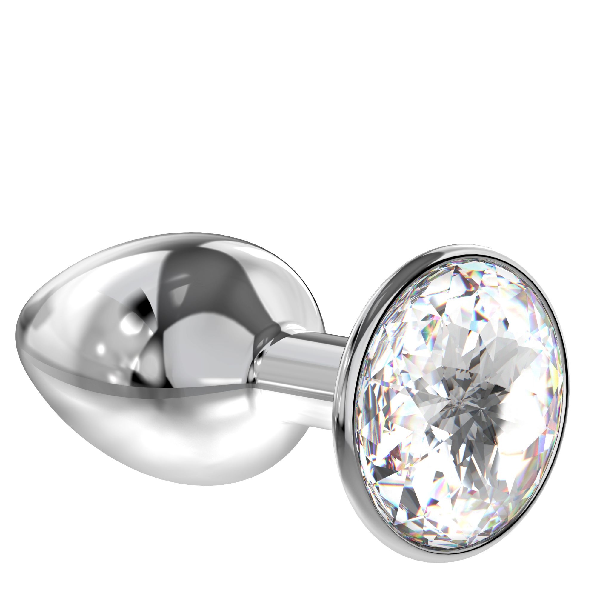 большая анальная пробка diamond clear sparkle xl 4028-02lola в Москве