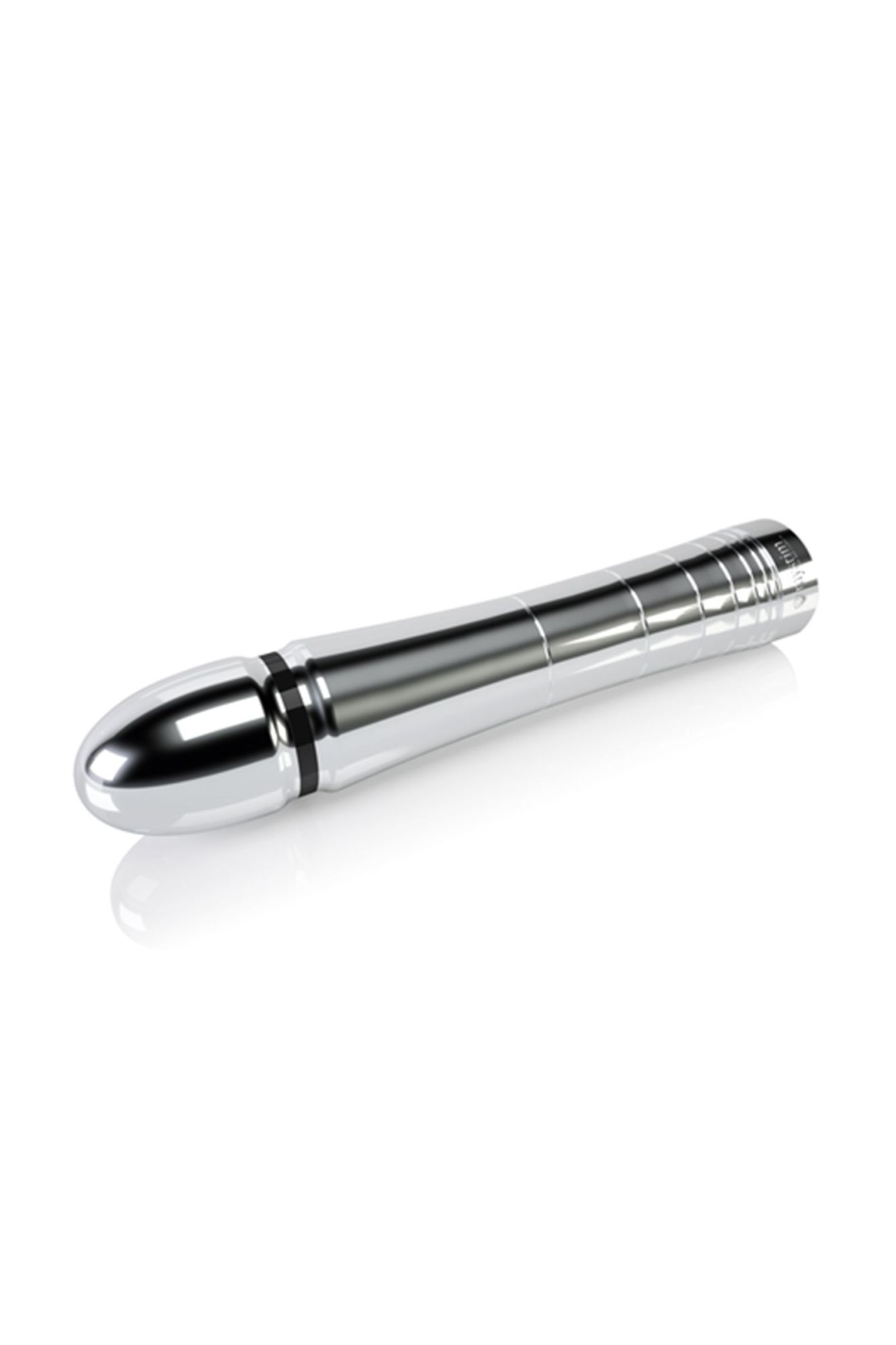 фаллоимитатор mystim glossy glen, электростимуляция, хирургическая сталь, серебряный, 14 см в Москве