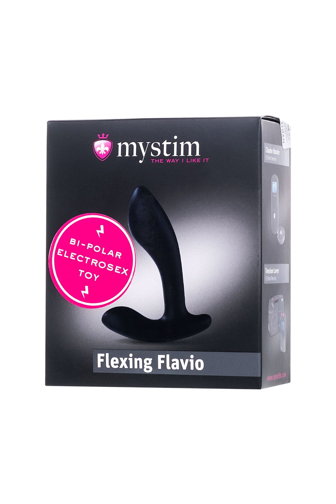 электростимулятор mystim flexing flavio, силикон, черный, 9 см в Москве