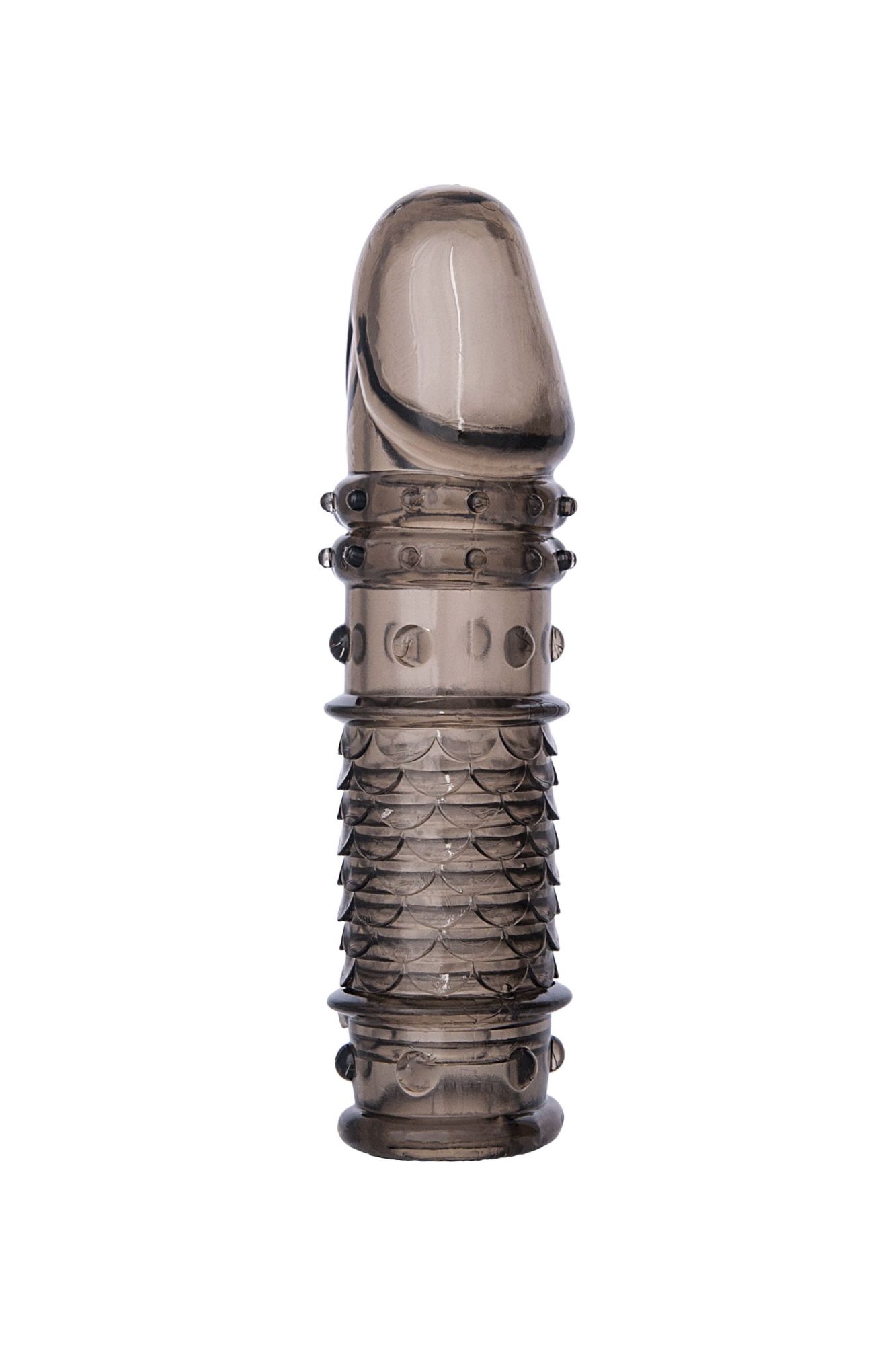 насадка toyfa xlover, для увеличения размера, tpe, черная прозрачная, 13,5 см в Москве