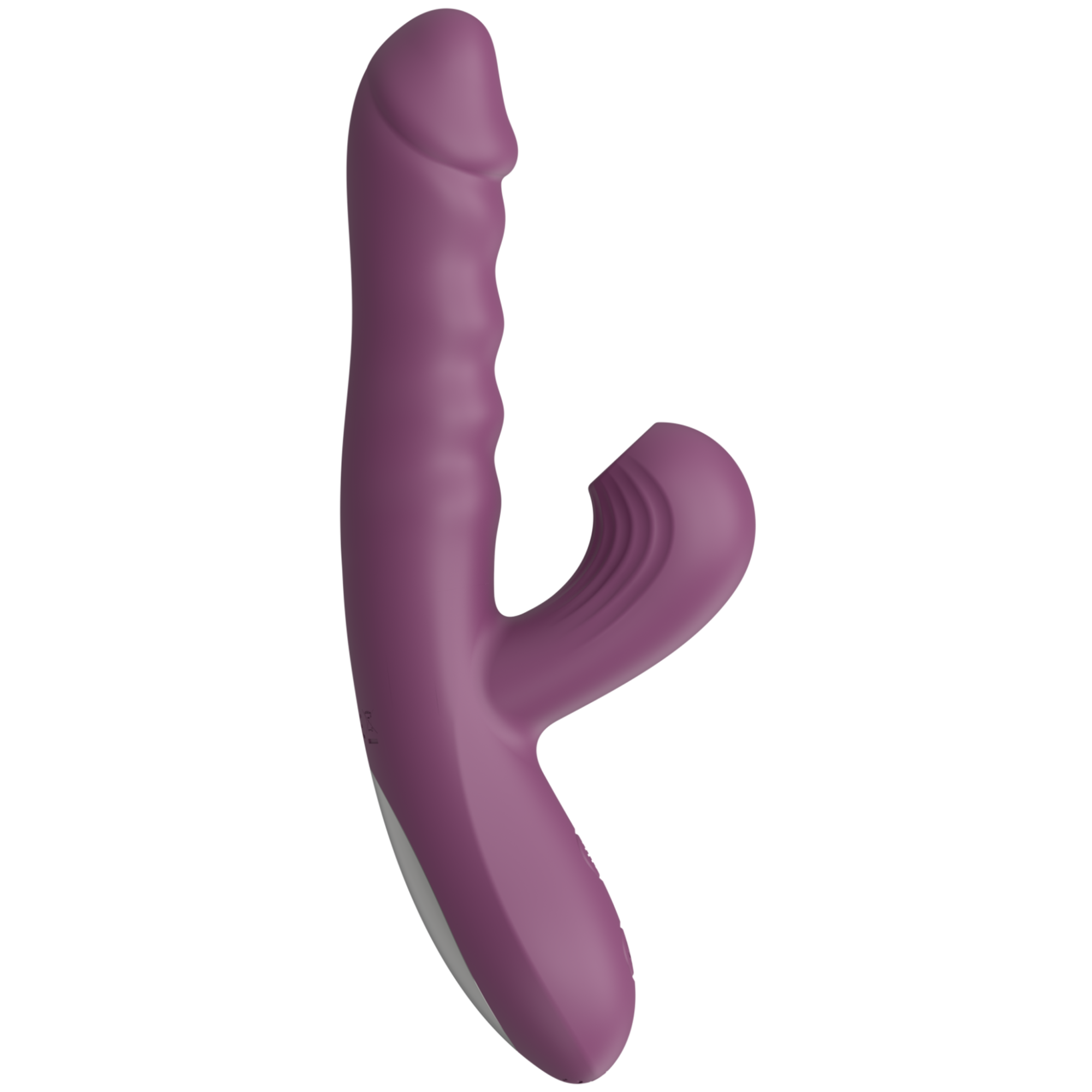 силиконовый вибратор с эффектом фрикций purple sw3028 в Москве