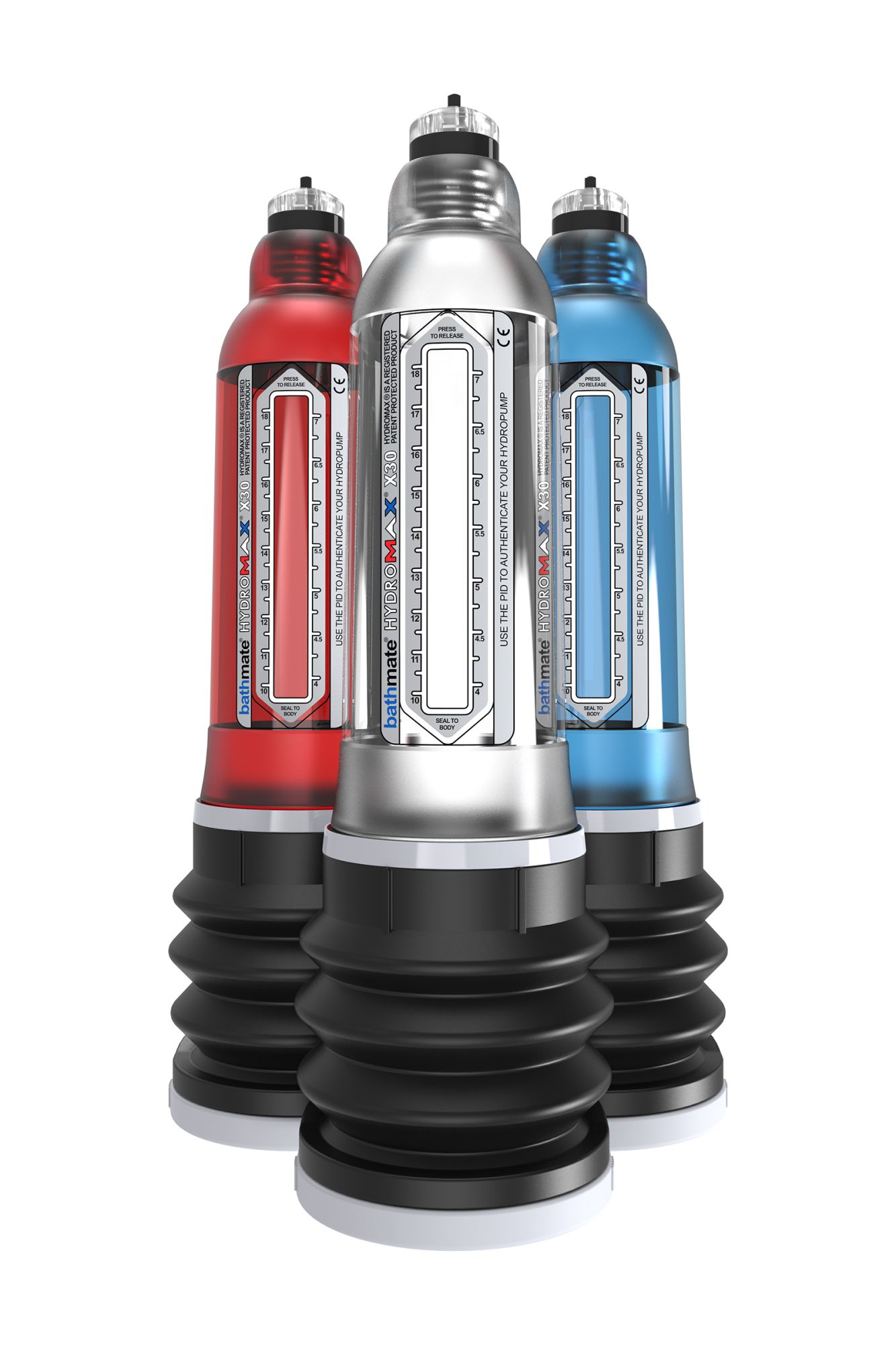 гидропомпа bathmate hydromax x30, прозрачная, 30 см в Москве