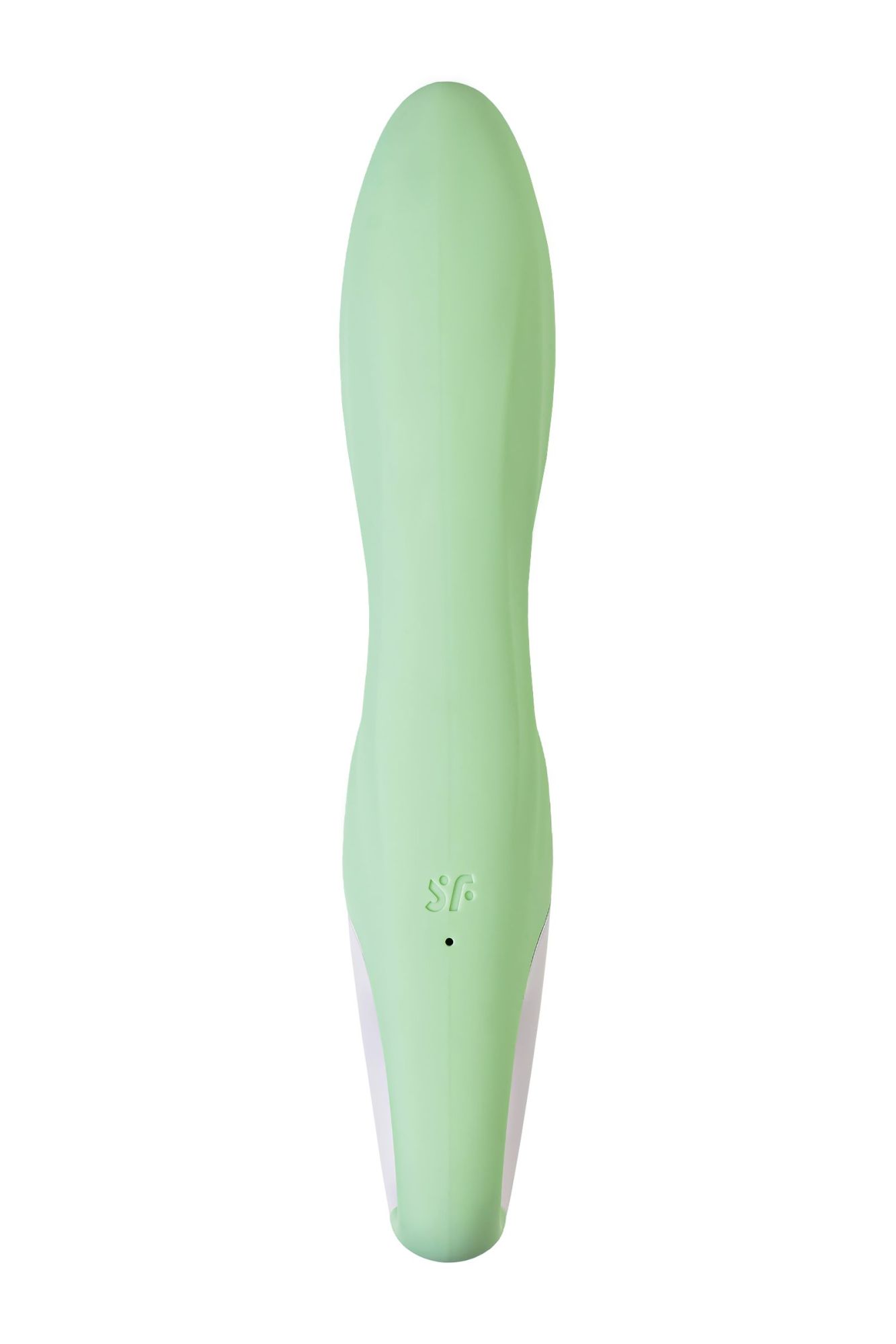нереалистичный вибратор satisfyer air pump bunny 5, силикон, зеленый, 15 см. в Москве