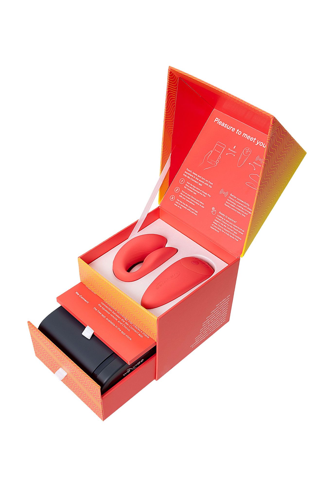 вибратор we-vibe chorus силикон, коралловый в Москве