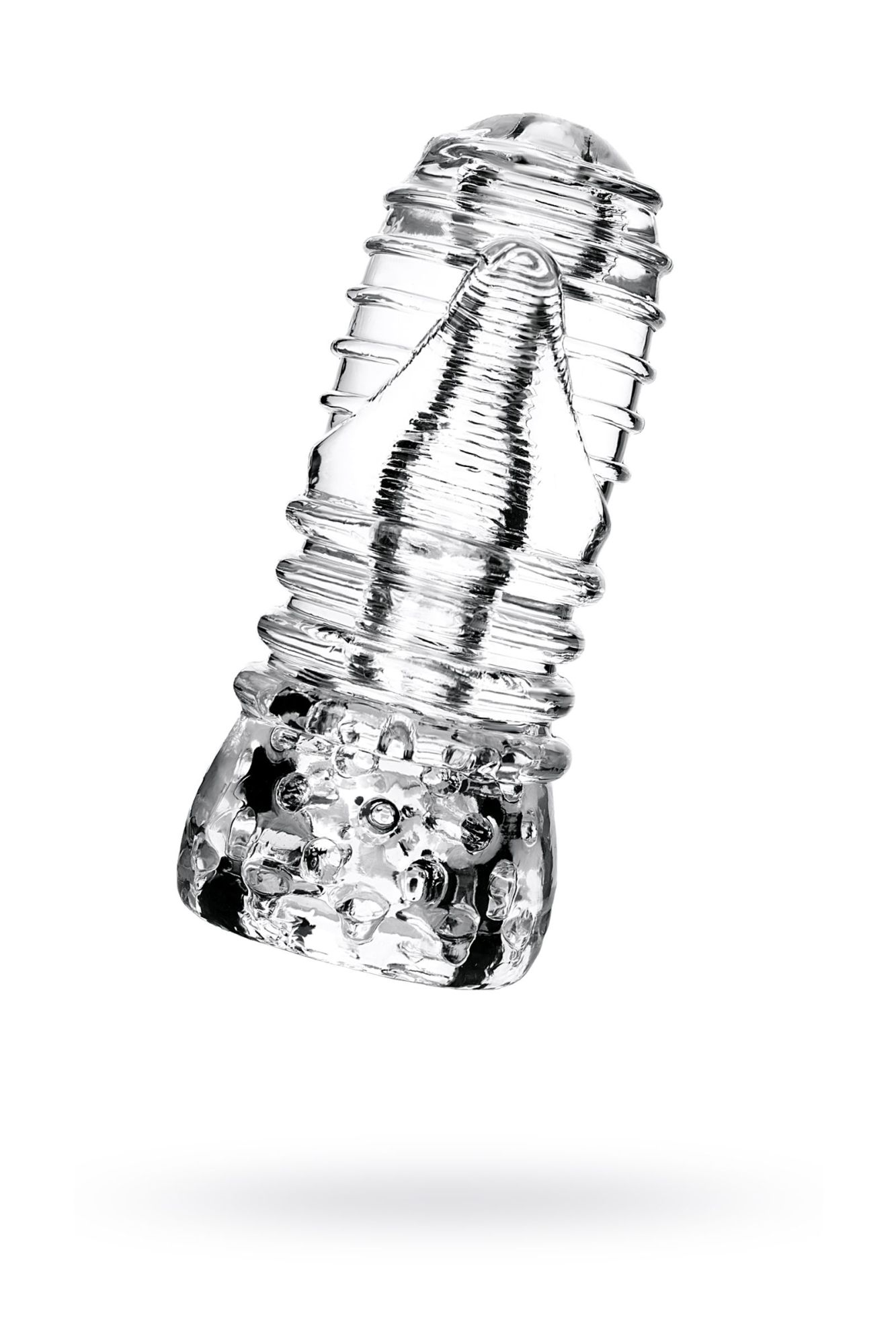 мастурбатор нереалистичный lingam by toyfa savitri, tpe, прозрачный, 14 см в Москве