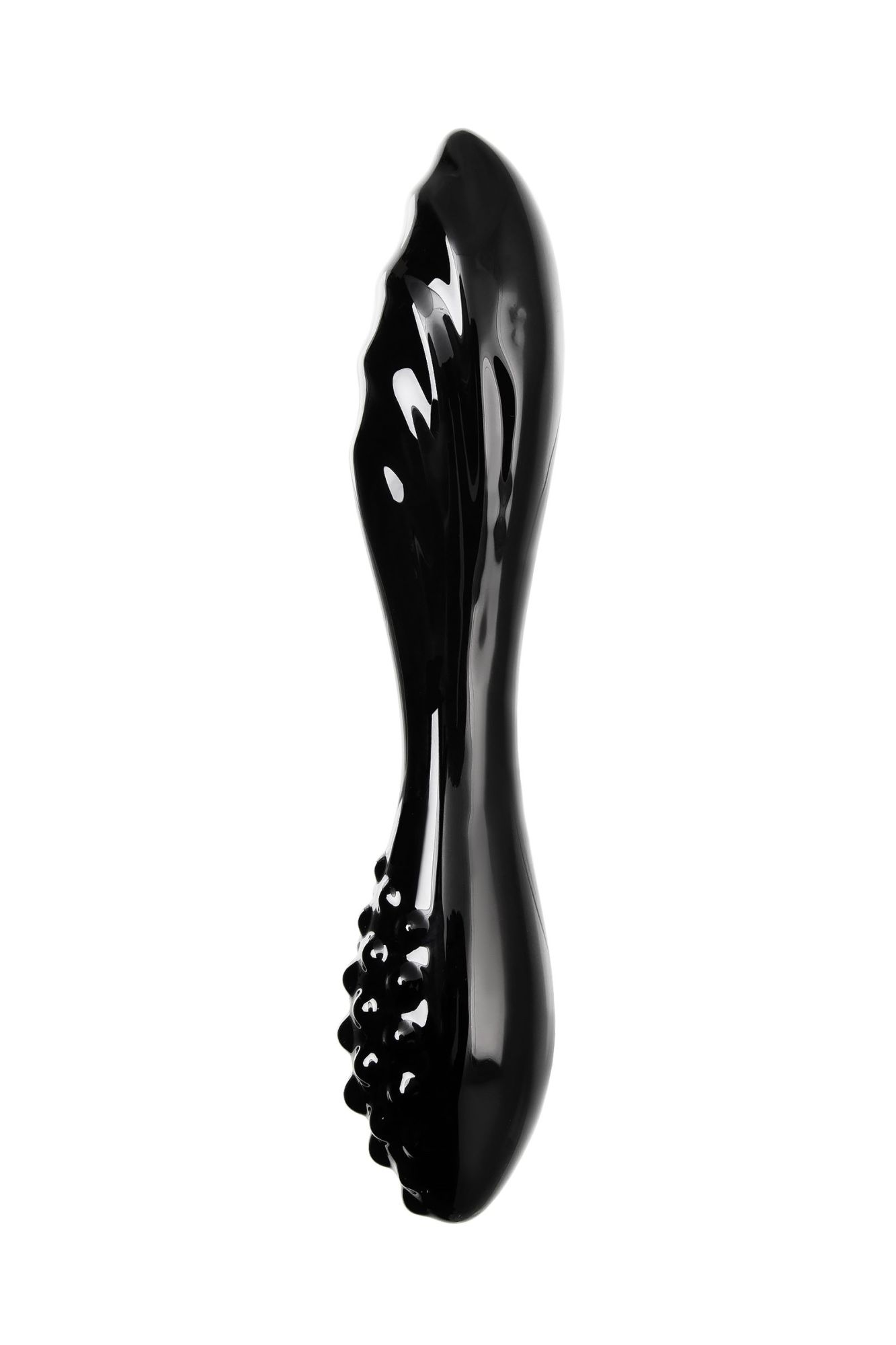 двухсторонний стеклянный стимулятор satisfyer dazzling crystal 11, чёрный в Москве