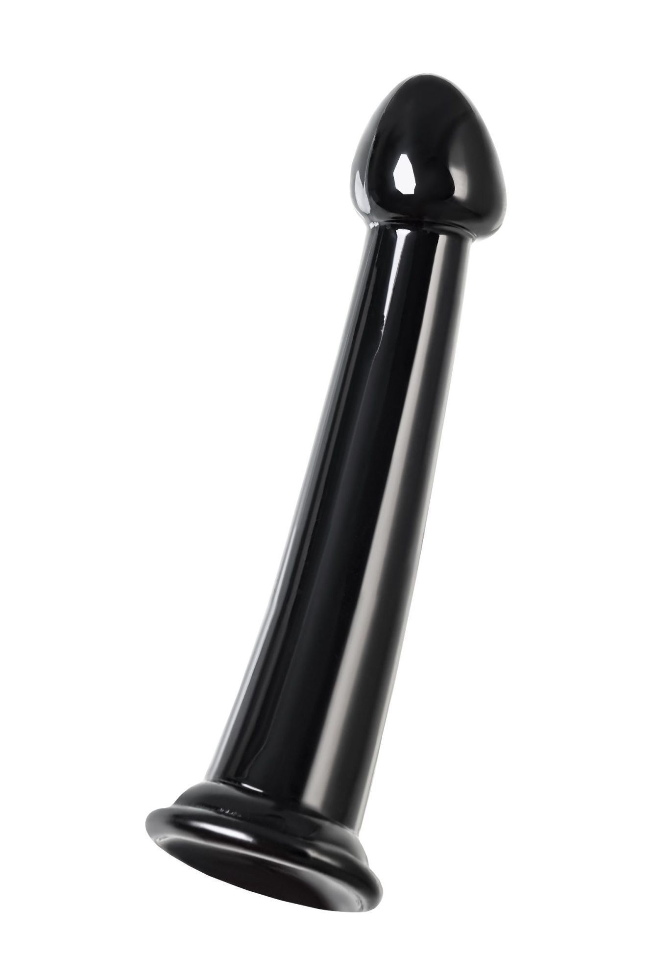 нереалистичный фаллоимитатор jelly dildo m toyfa basic, tpe, чёрный, 18 см в Москве
