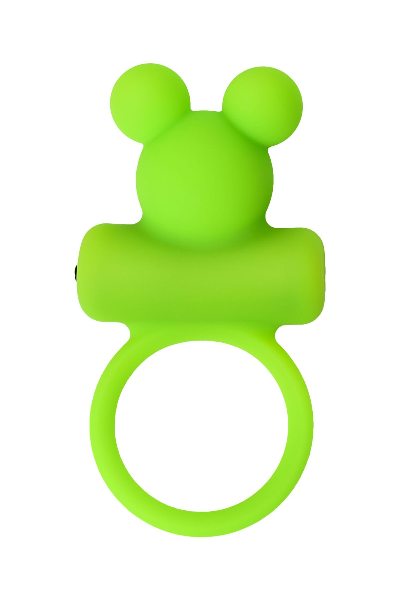 виброкольцо на пенис a-toys by toyfa chio, силикон, зеленое, 8,1 см, ø 3,1 см в Москве