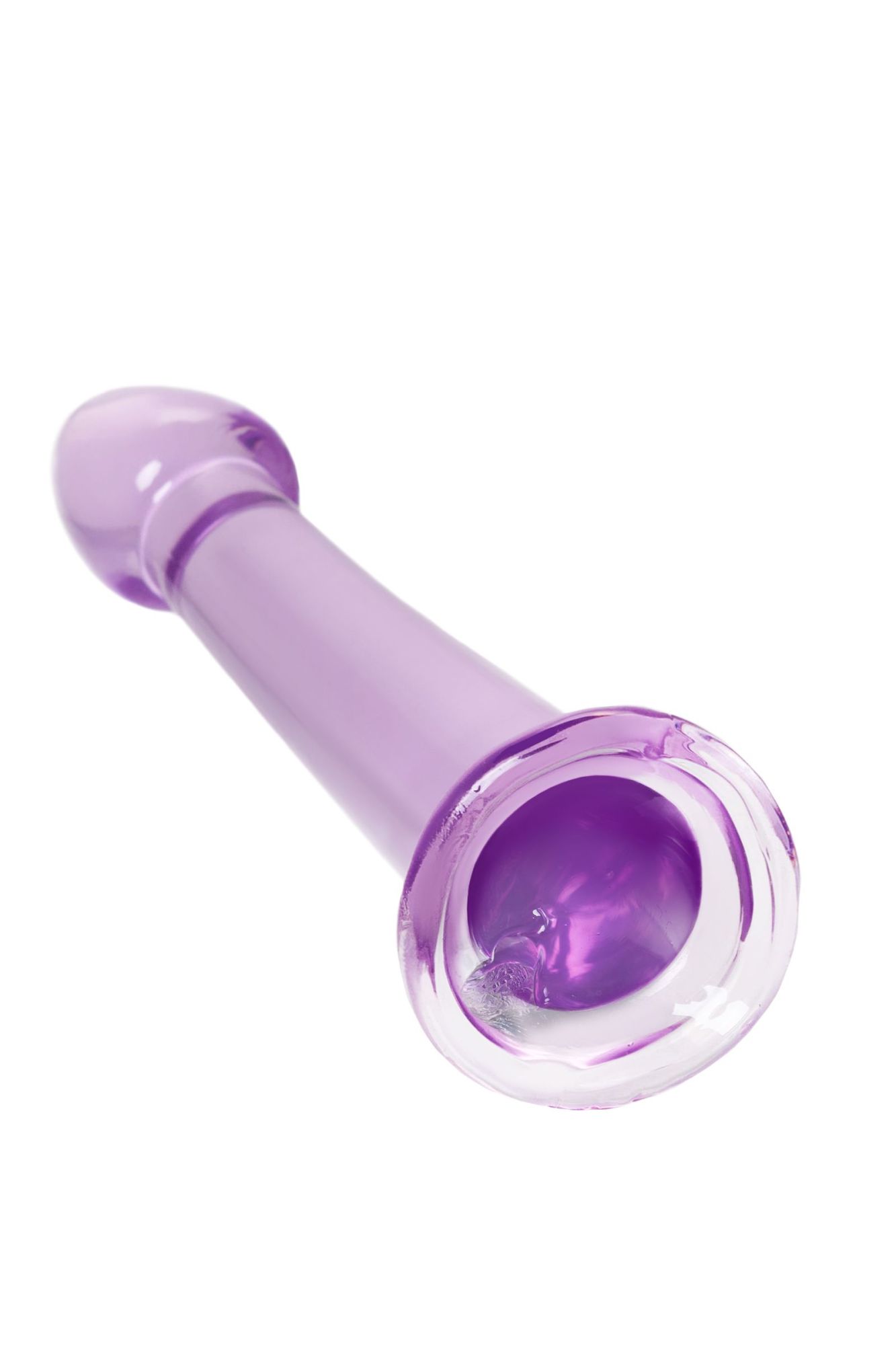 нереалистичный фаллоимитатор jelly dildo s toyfa basic, tpe, фиолетовый, 15,5 см в Москве
