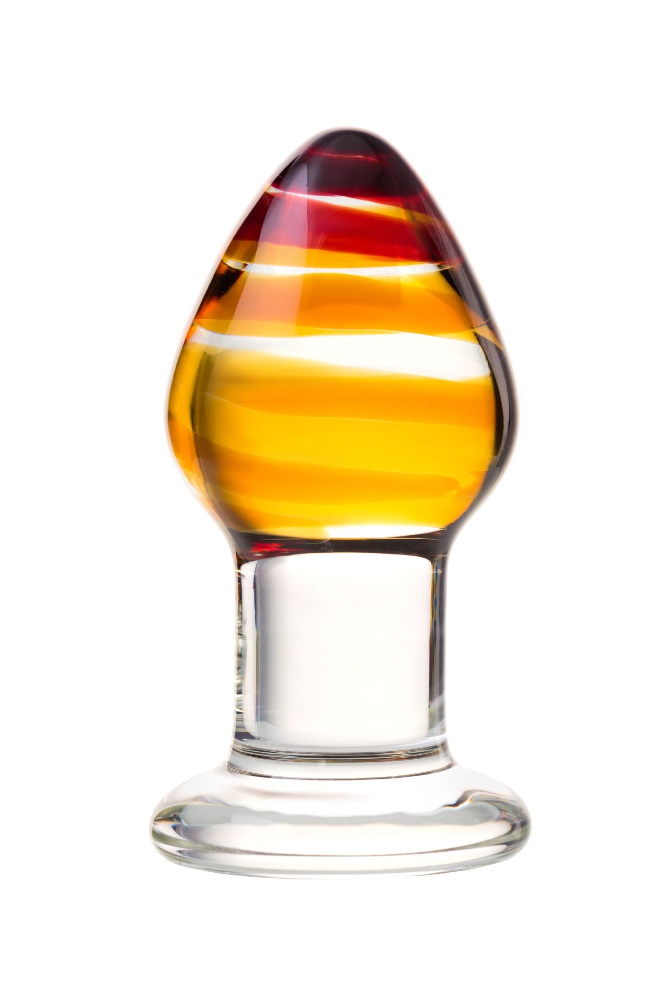 анальная втулка sexus glass, стекло, прозрачная, 9 см, ø 4 см в Москве
