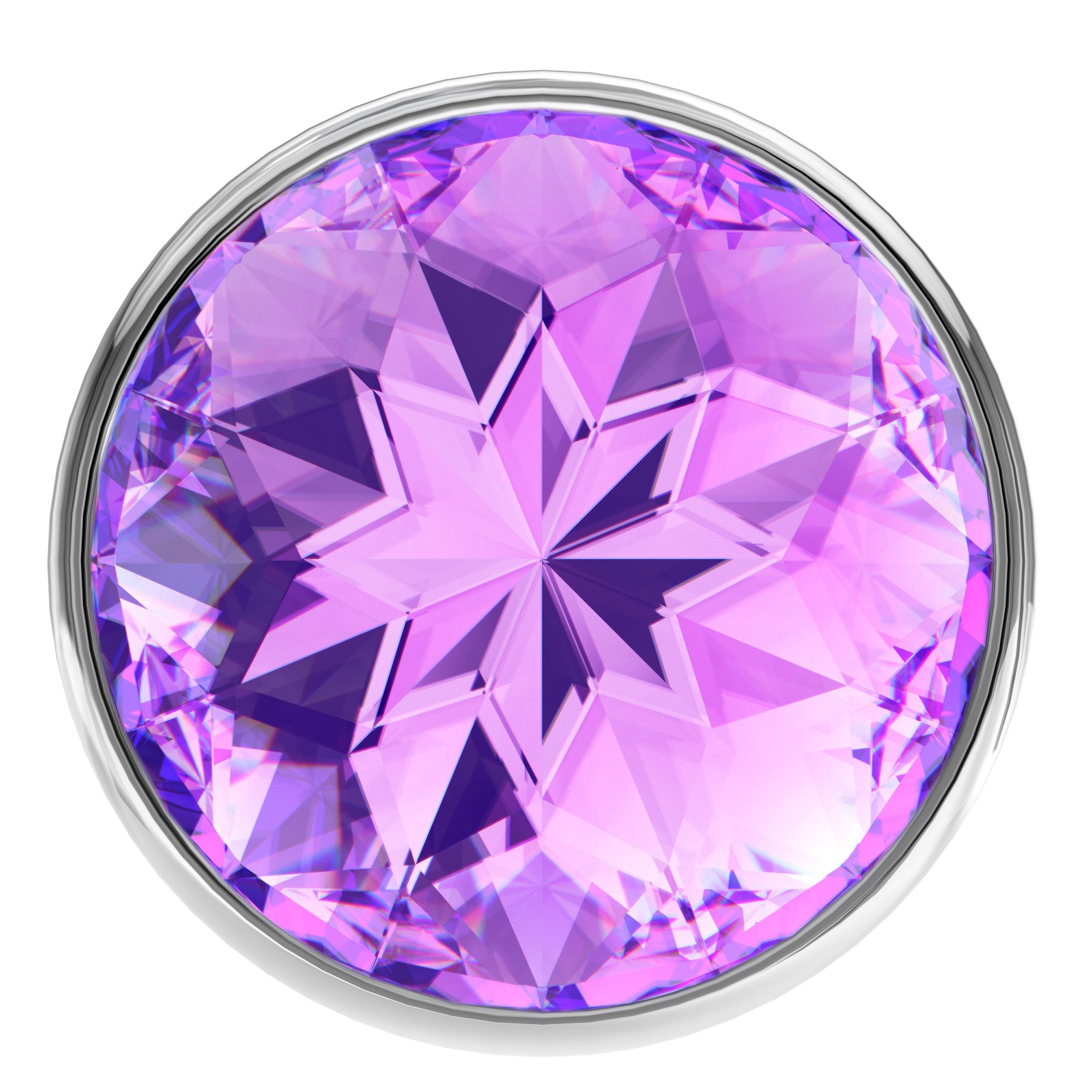 большая анальная пробка diamond purple sparkle xl 4028-01lola в Москве