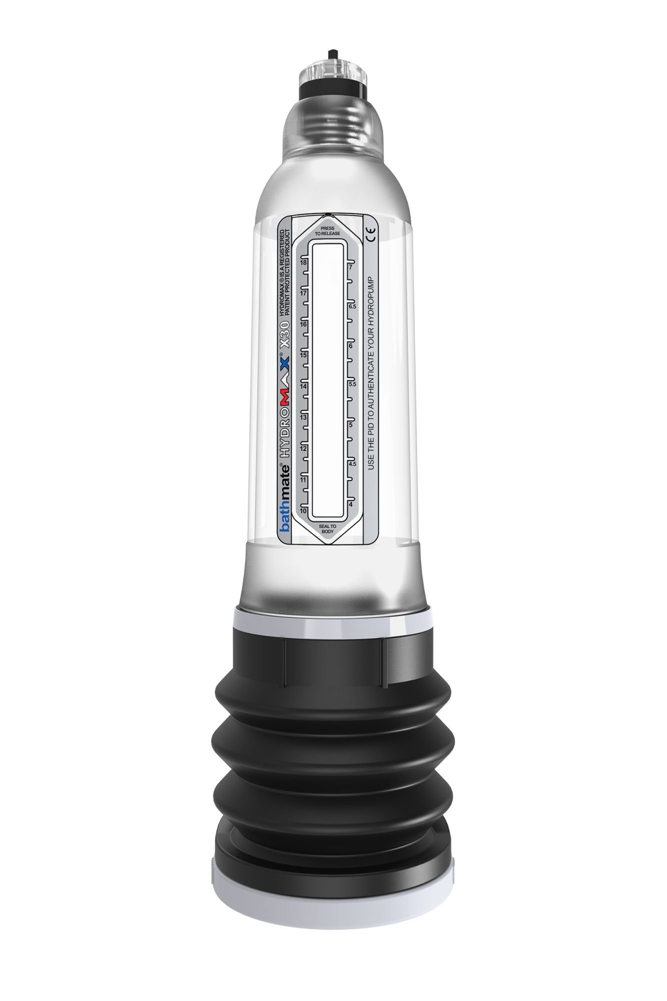 гидропомпа bathmate hydromax x30, прозрачная, 30 см в Москве