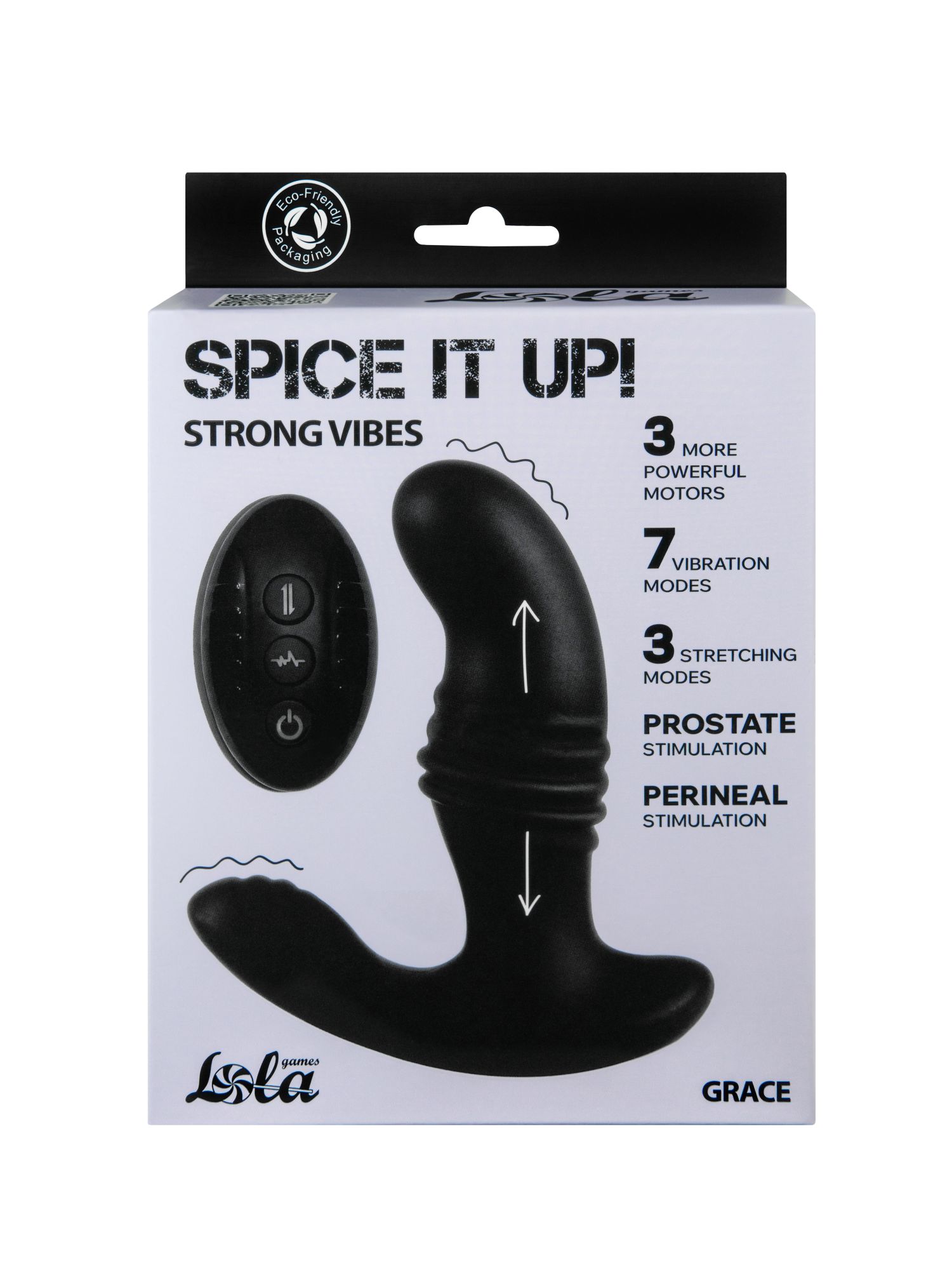 перезаряжаемый стимулятор простаты spice it up grace 8020-01lola в Москве