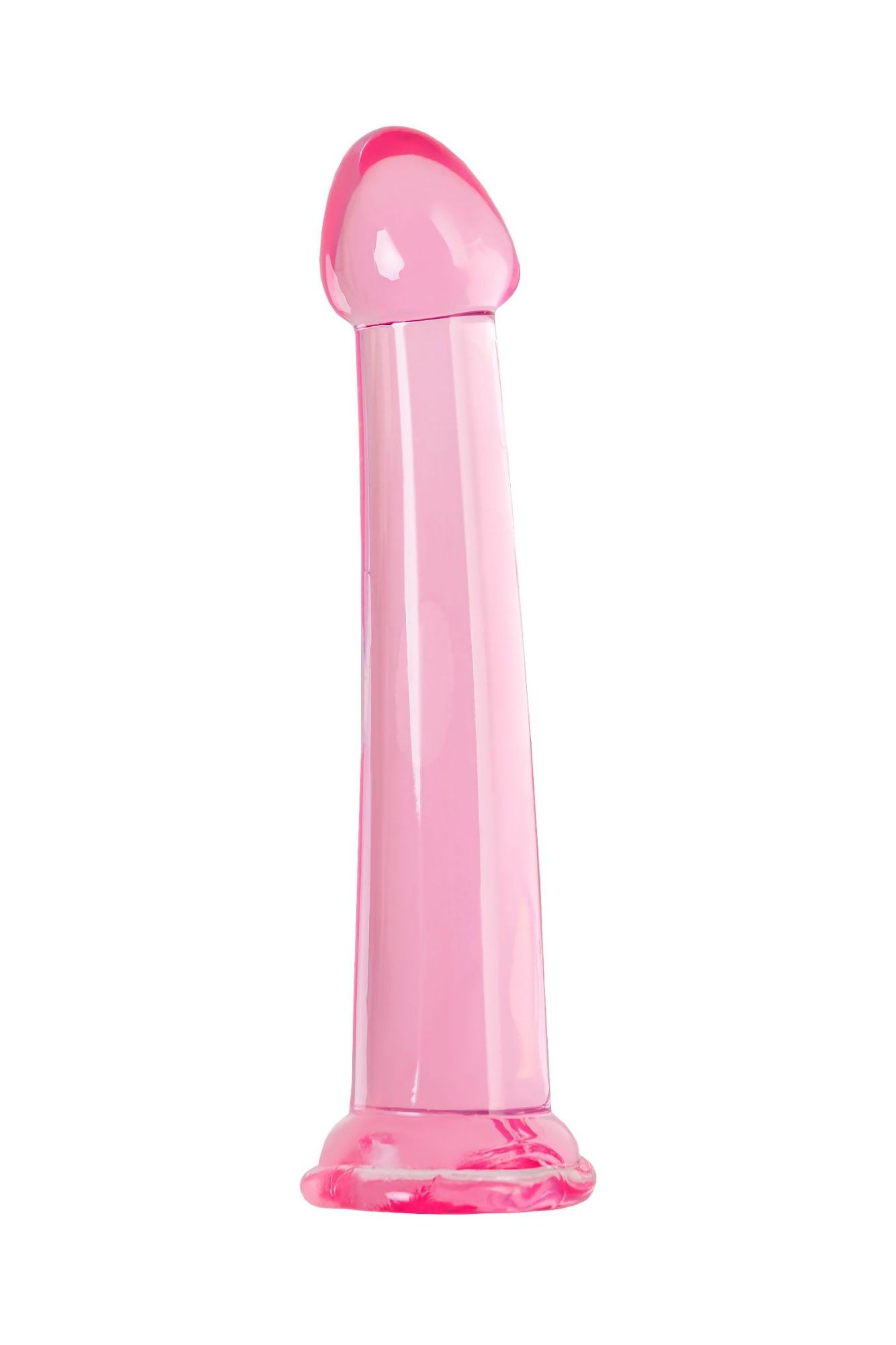 нереалистичный фаллоимитатор jelly dildo l toyfa basic, tpe, розовый, 20 см в Москве